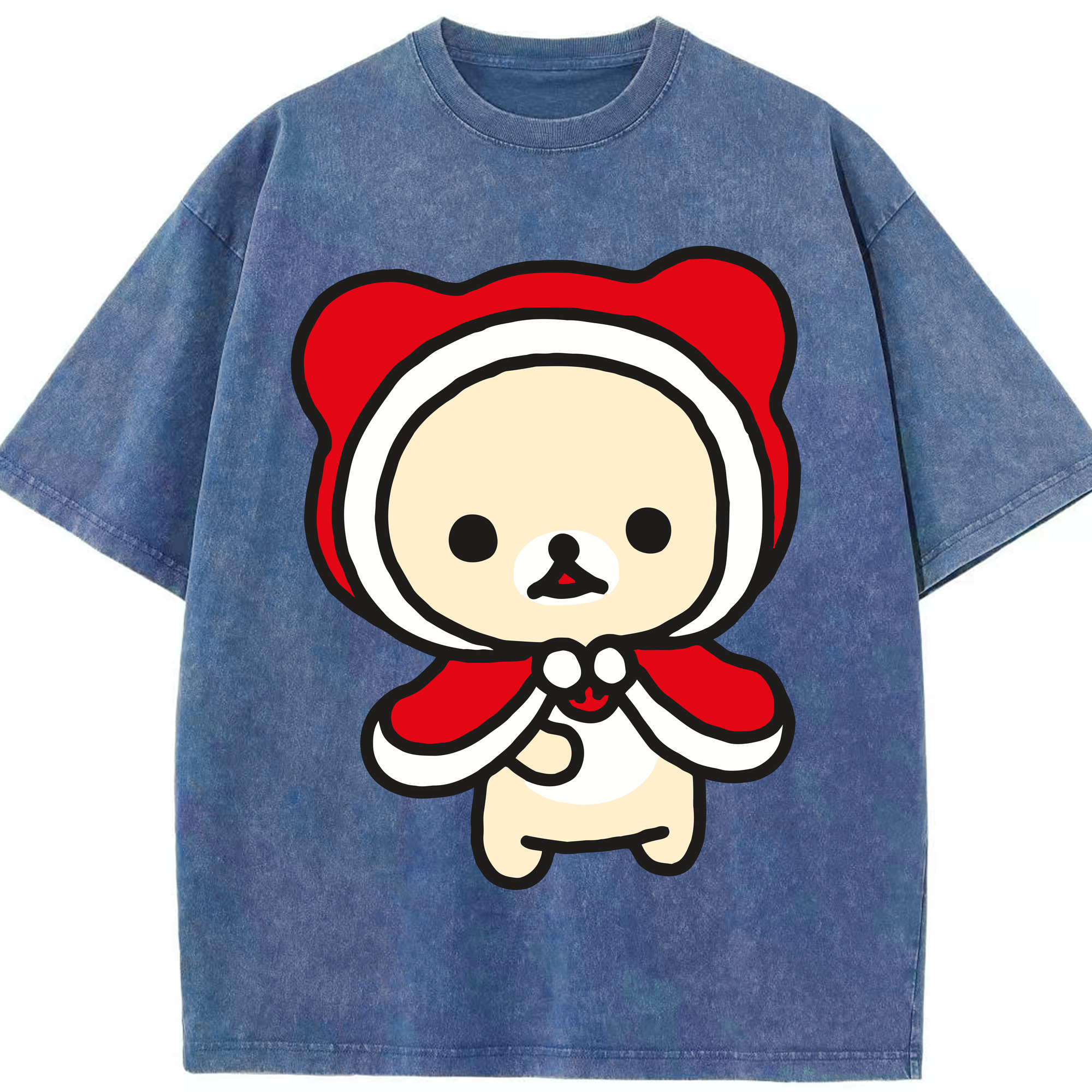 （画像用） リラックマ リラックマ キイロイトリ Rilakkuma Korilakkuma Kiiroitori 綿100% ヴィンテージ風 半袖Tシャツ（フロントプリント）