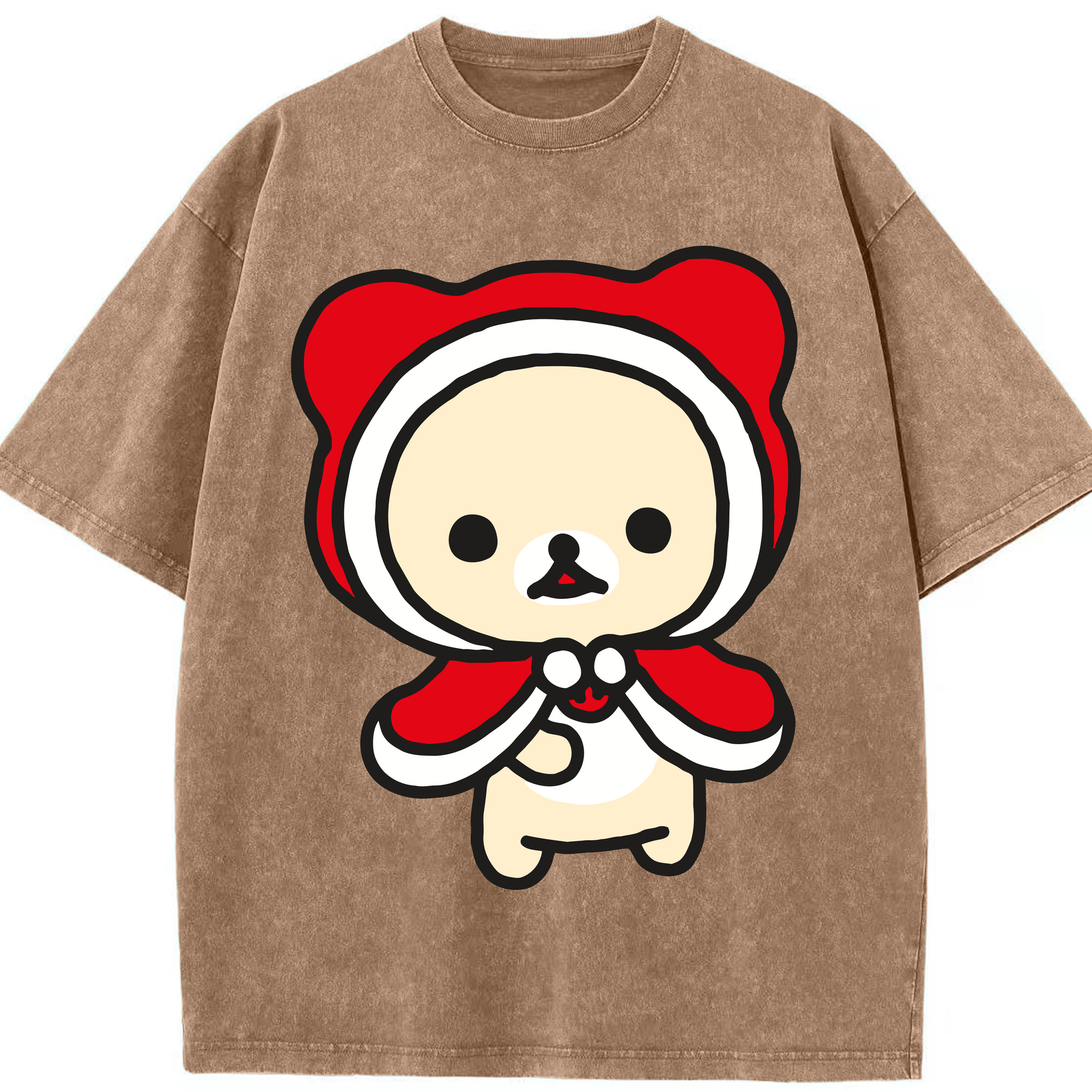 （画像用） リラックマ リラックマ キイロイトリ Rilakkuma Korilakkuma Kiiroitori 綿100% ヴィンテージ風 半袖Tシャツ（フロントプリント）