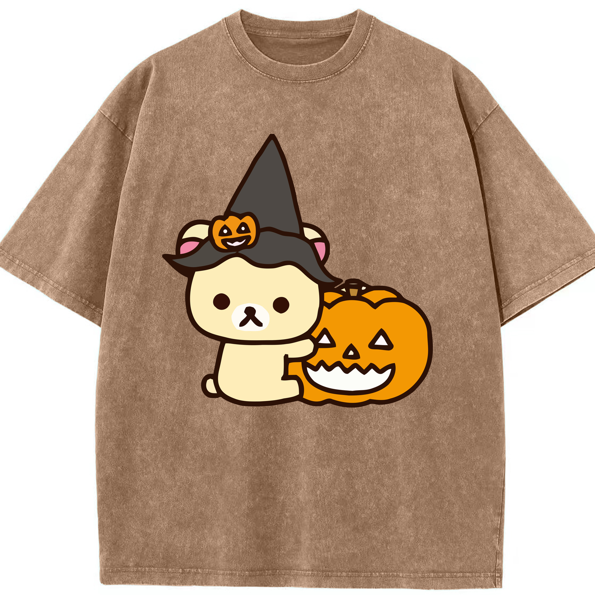 （画像用） リラックマ リラックマ キイロイトリ Rilakkuma Korilakkuma Kiiroitori 綿100% ヴィンテージ風 半袖Tシャツ（フロントプリント）