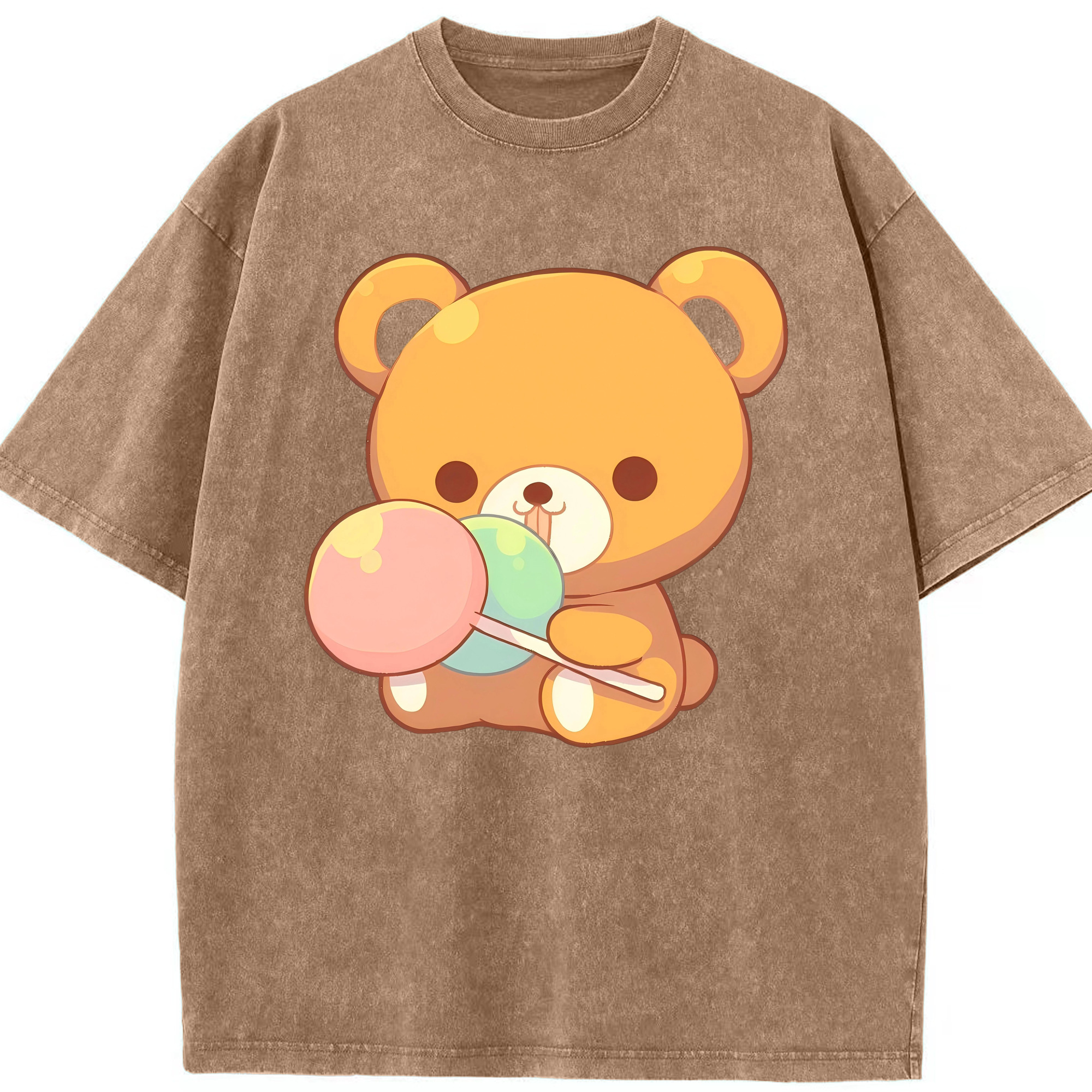 （画像用） リラックマ リラックマ キイロイトリ Rilakkuma Korilakkuma Kiiroitori 綿100% ヴィンテージ風 半袖Tシャツ（フロントプリント）