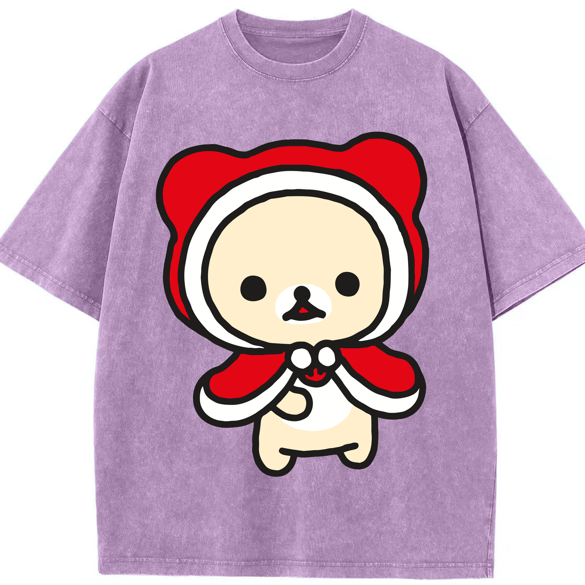 （画像用） リラックマ リラックマ キイロイトリ Rilakkuma Korilakkuma Kiiroitori 綿100% ヴィンテージ風 半袖Tシャツ（フロントプリント）