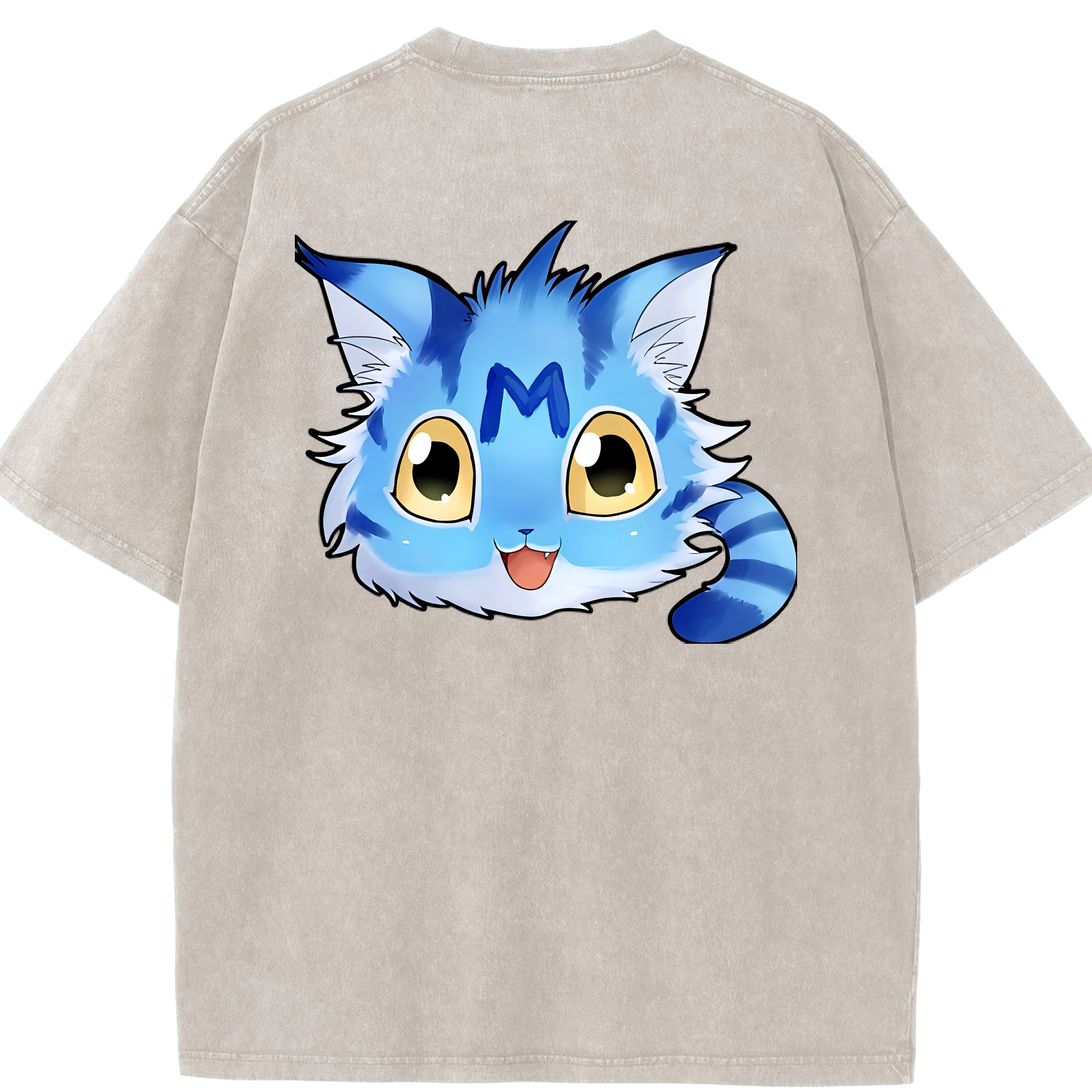 （画像用） リラックマ リラックマ キイロイトリ Rilakkuma Korilakkuma Kiiroitori 綿100% ヴィンテージ風 半袖Tシャツ（背面プリント）