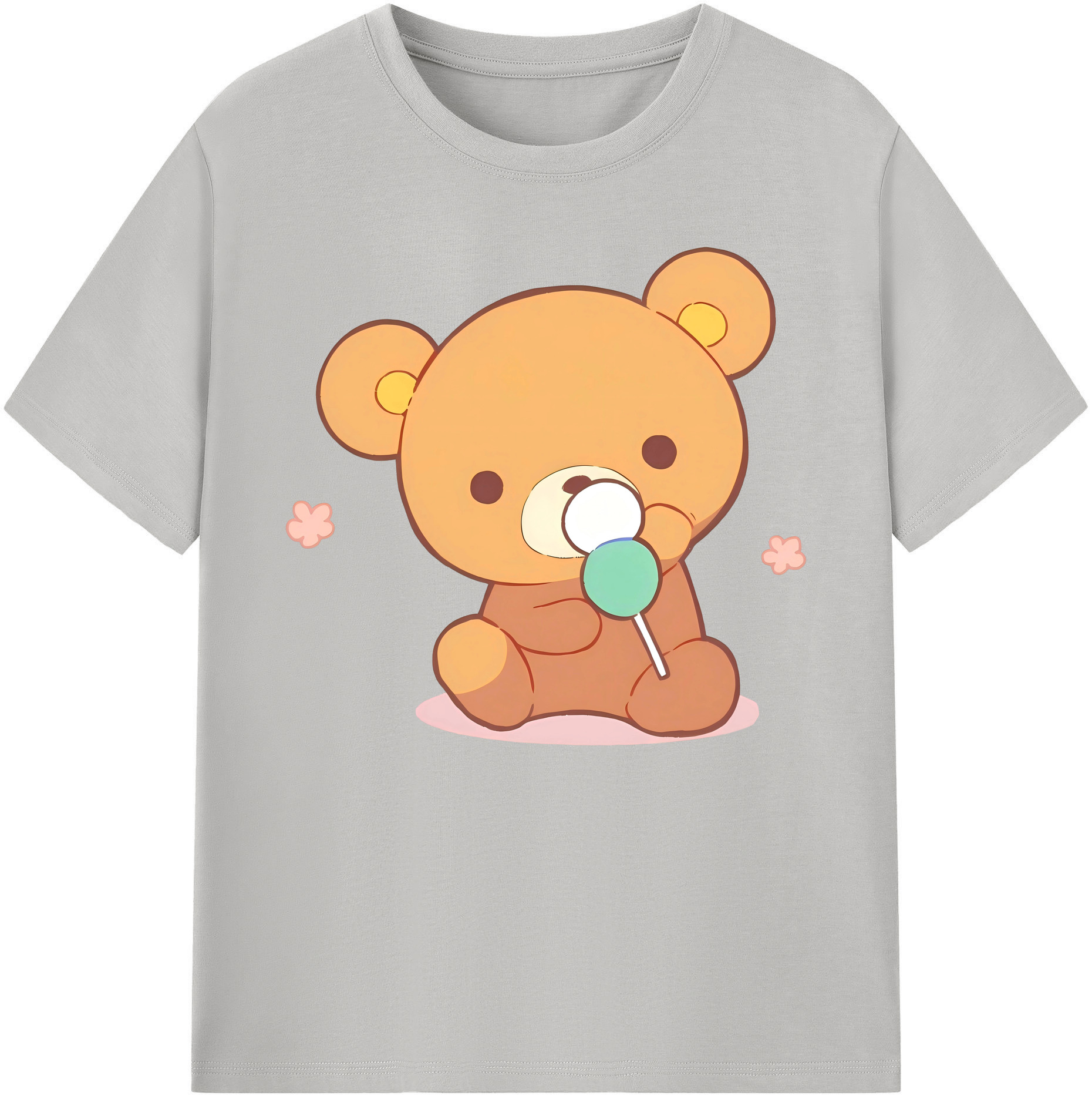 （画像用） リラックマ リラックマ キイロイトリ Rilakkuma Korilakkuma Kiiroitori 綿100％ メンズ半袖Tシャツ｜肌触りやわらか＆通気性