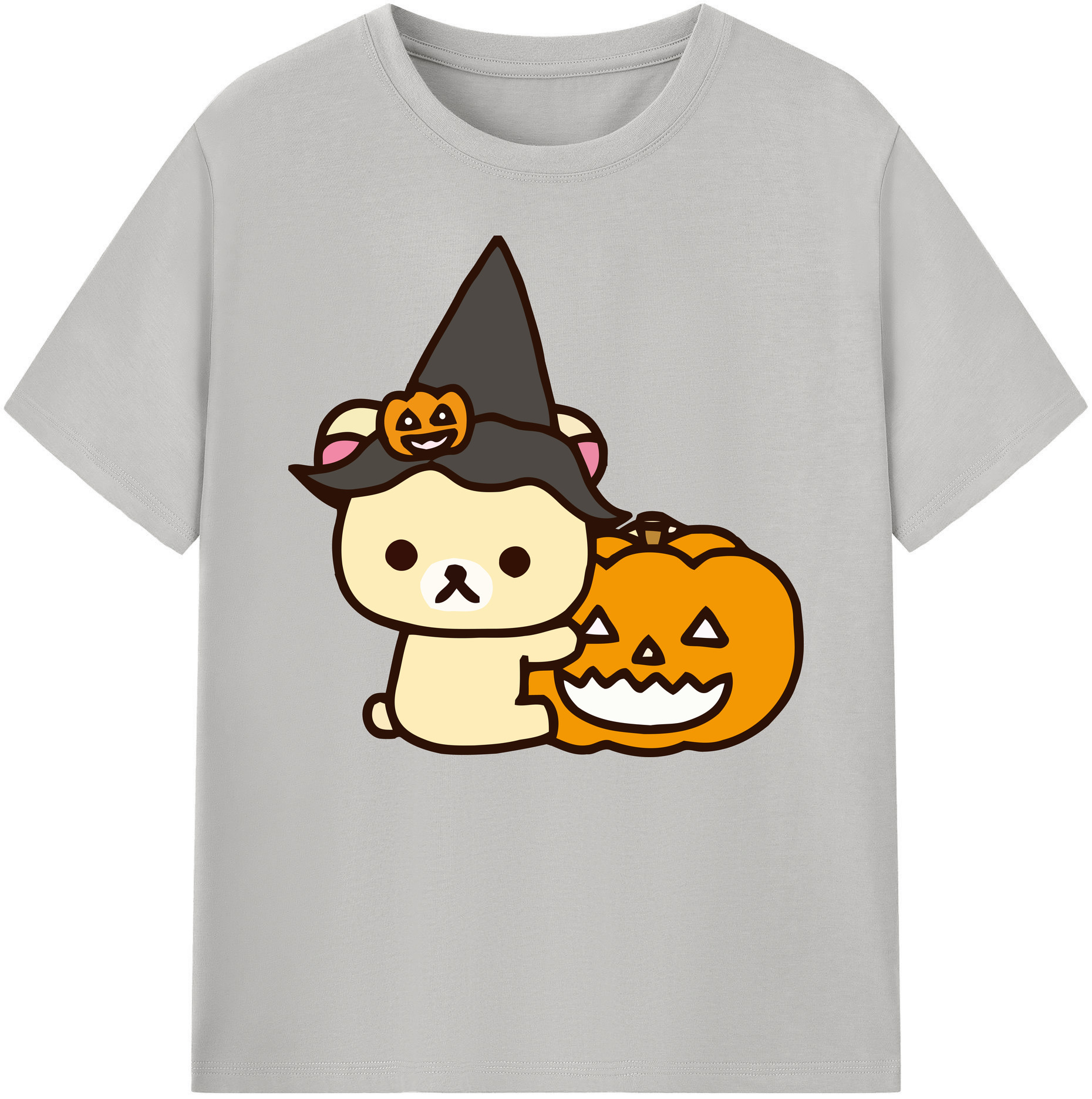 （画像用） リラックマ リラックマ キイロイトリ Rilakkuma Korilakkuma Kiiroitori 綿100％ メンズ半袖Tシャツ｜肌触りやわらか＆通気性