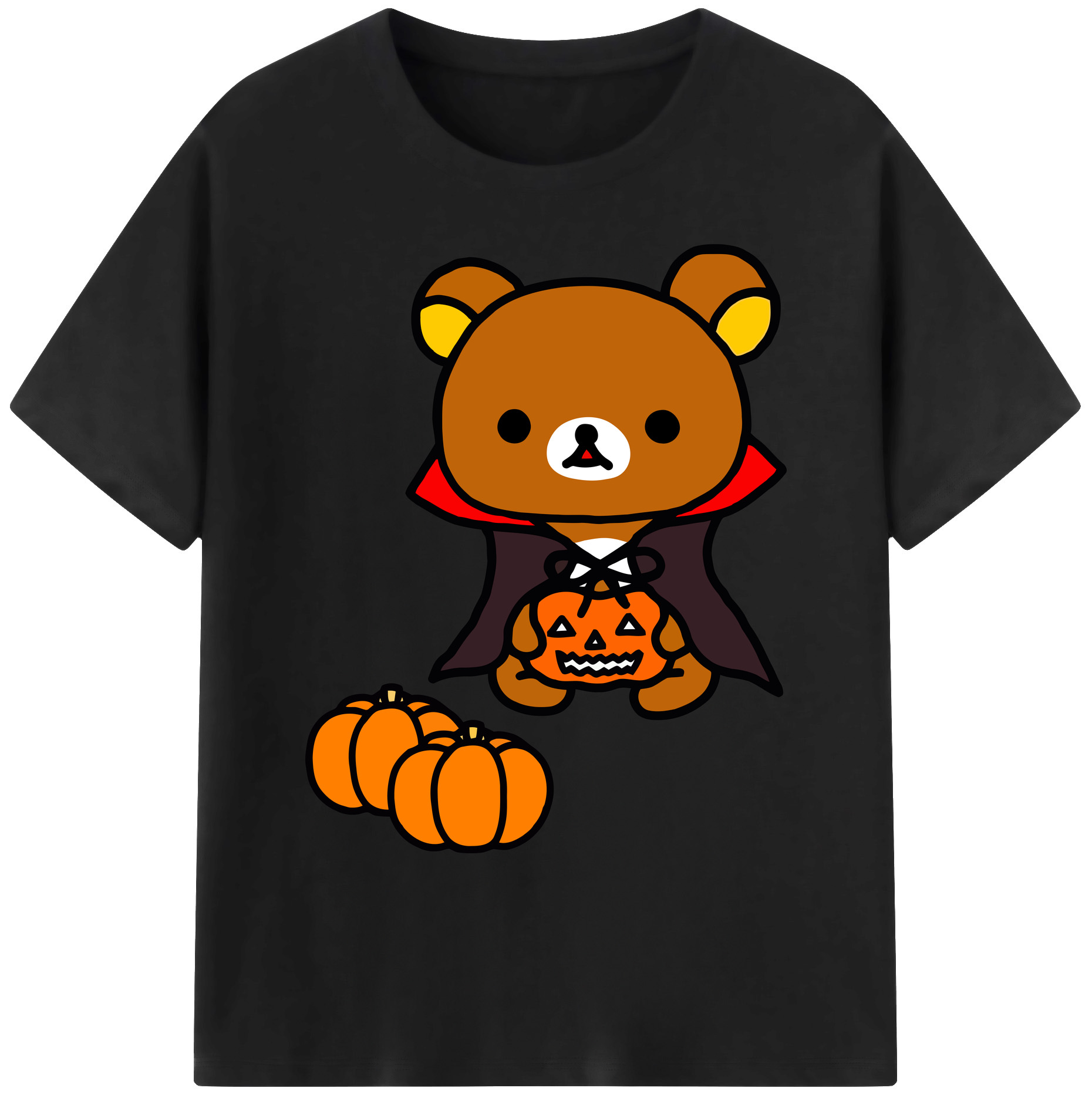 （画像用） リラックマ リラックマ キイロイトリ Rilakkuma Korilakkuma Kiiroitori 綿100％ メンズ半袖Tシャツ｜肌触りやわらか＆通気性