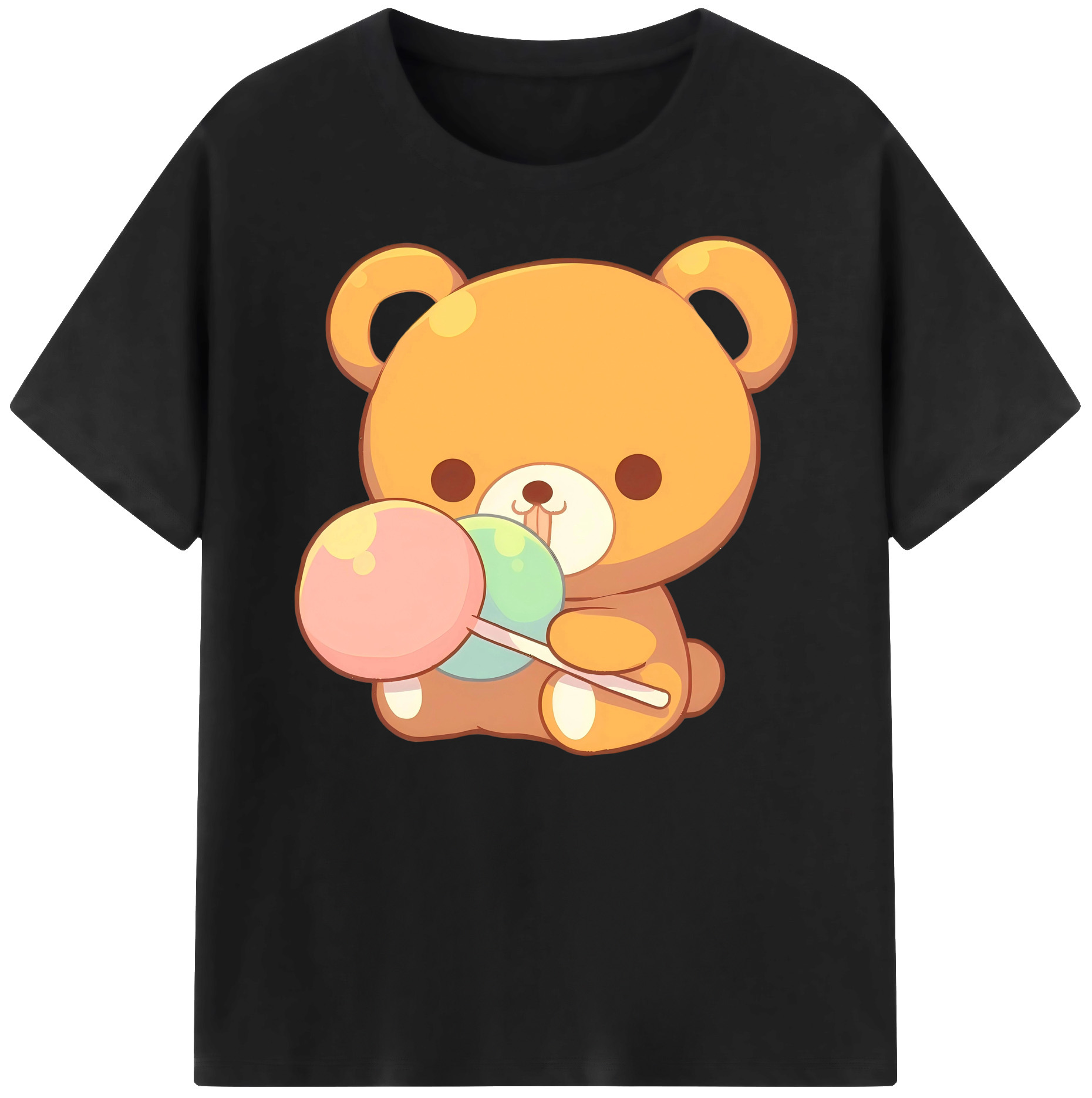 （画像用） リラックマ リラックマ キイロイトリ Rilakkuma Korilakkuma Kiiroitori 綿100％ メンズ半袖Tシャツ｜肌触りやわらか＆通気性