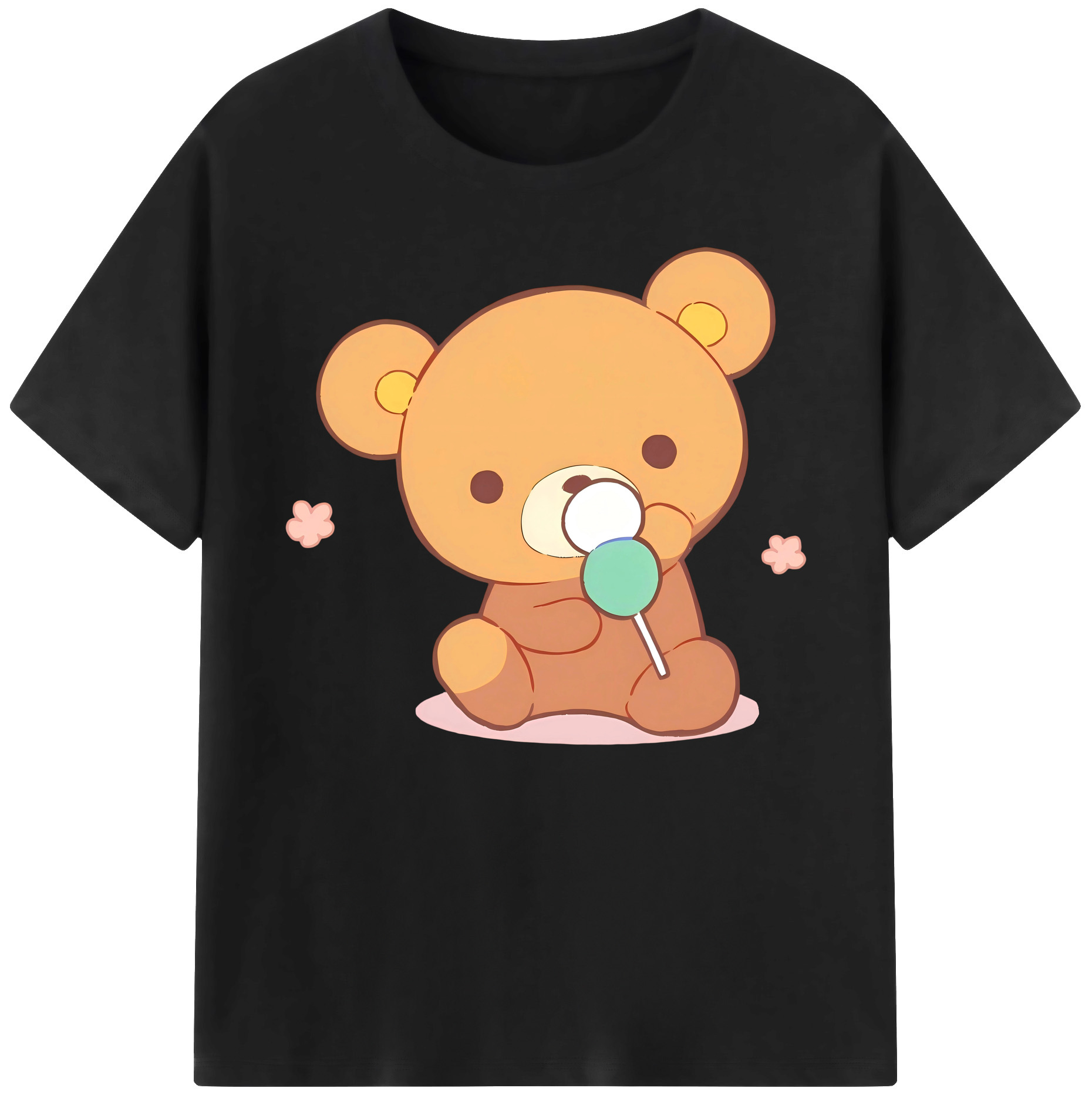 （画像用） リラックマ リラックマ キイロイトリ Rilakkuma Korilakkuma Kiiroitori 綿100％ メンズ半袖Tシャツ｜肌触りやわらか＆通気性