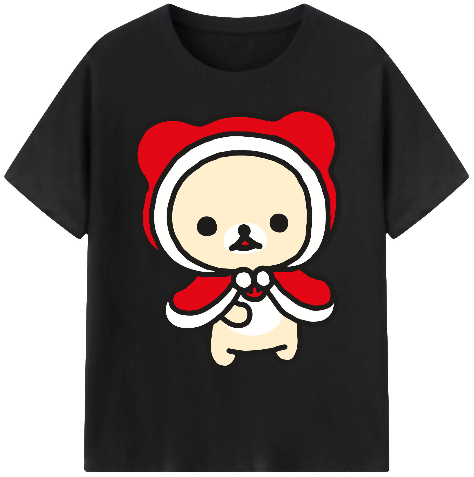 （画像用） リラックマ リラックマ キイロイトリ Rilakkuma Korilakkuma Kiiroitori 綿100％ メンズ半袖Tシャツ｜肌触りやわらか＆通気性