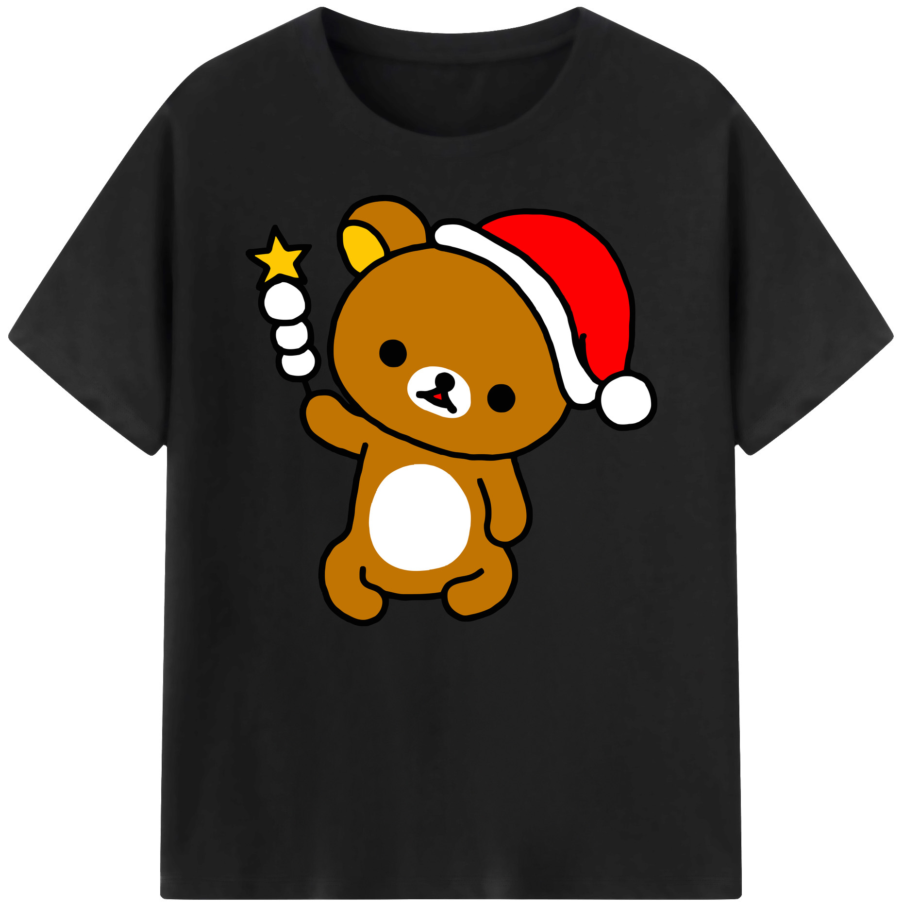 （画像用） リラックマ リラックマ キイロイトリ Rilakkuma Korilakkuma Kiiroitori 綿100％ メンズ半袖Tシャツ｜肌触りやわらか＆通気性