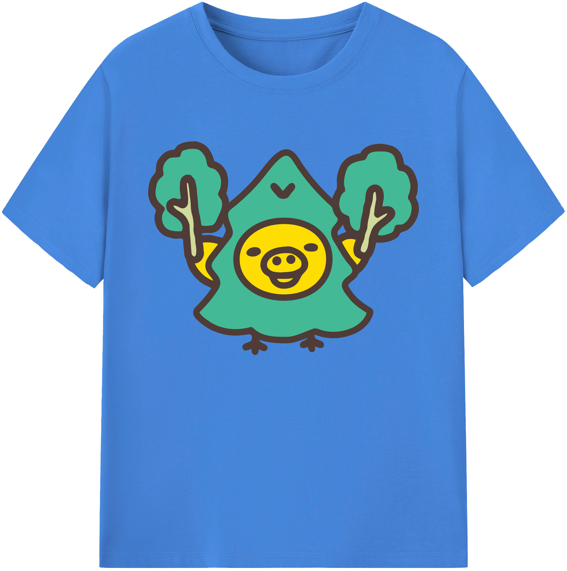 （画像用） リラックマ リラックマ キイロイトリ Rilakkuma Korilakkuma Kiiroitori 綿100％ メンズ半袖Tシャツ｜肌触りやわらか＆通気性