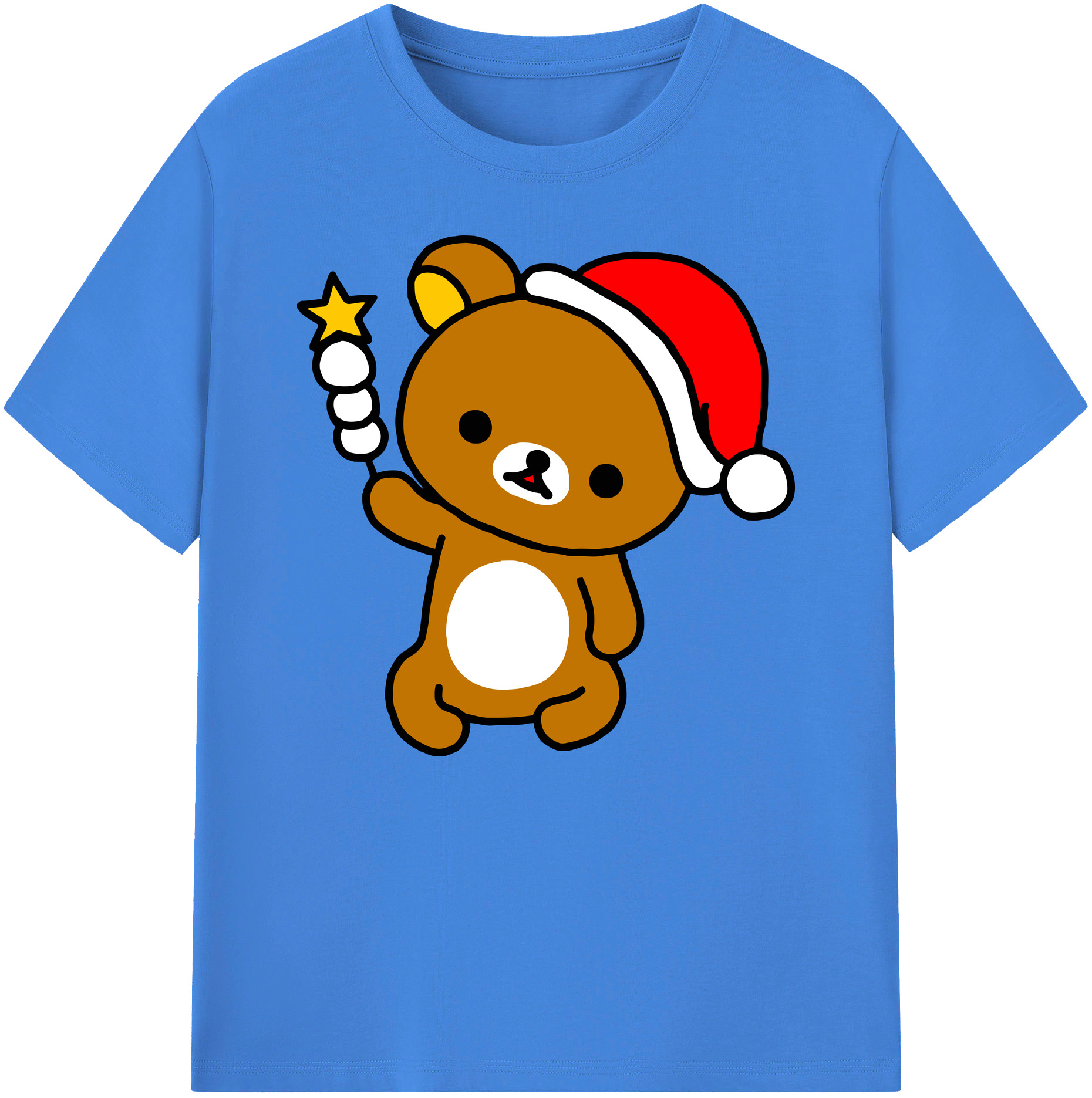 （画像用） リラックマ リラックマ キイロイトリ Rilakkuma Korilakkuma Kiiroitori 綿100％ メンズ半袖Tシャツ｜肌触りやわらか＆通気性