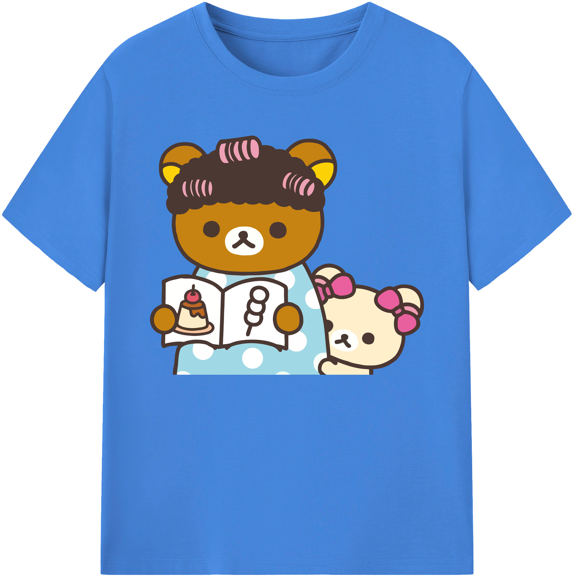 （画像用） リラックマ リラックマ キイロイトリ Rilakkuma Korilakkuma Kiiroitori 綿100％ メンズ半袖Tシャツ｜肌触りやわらか＆通気性