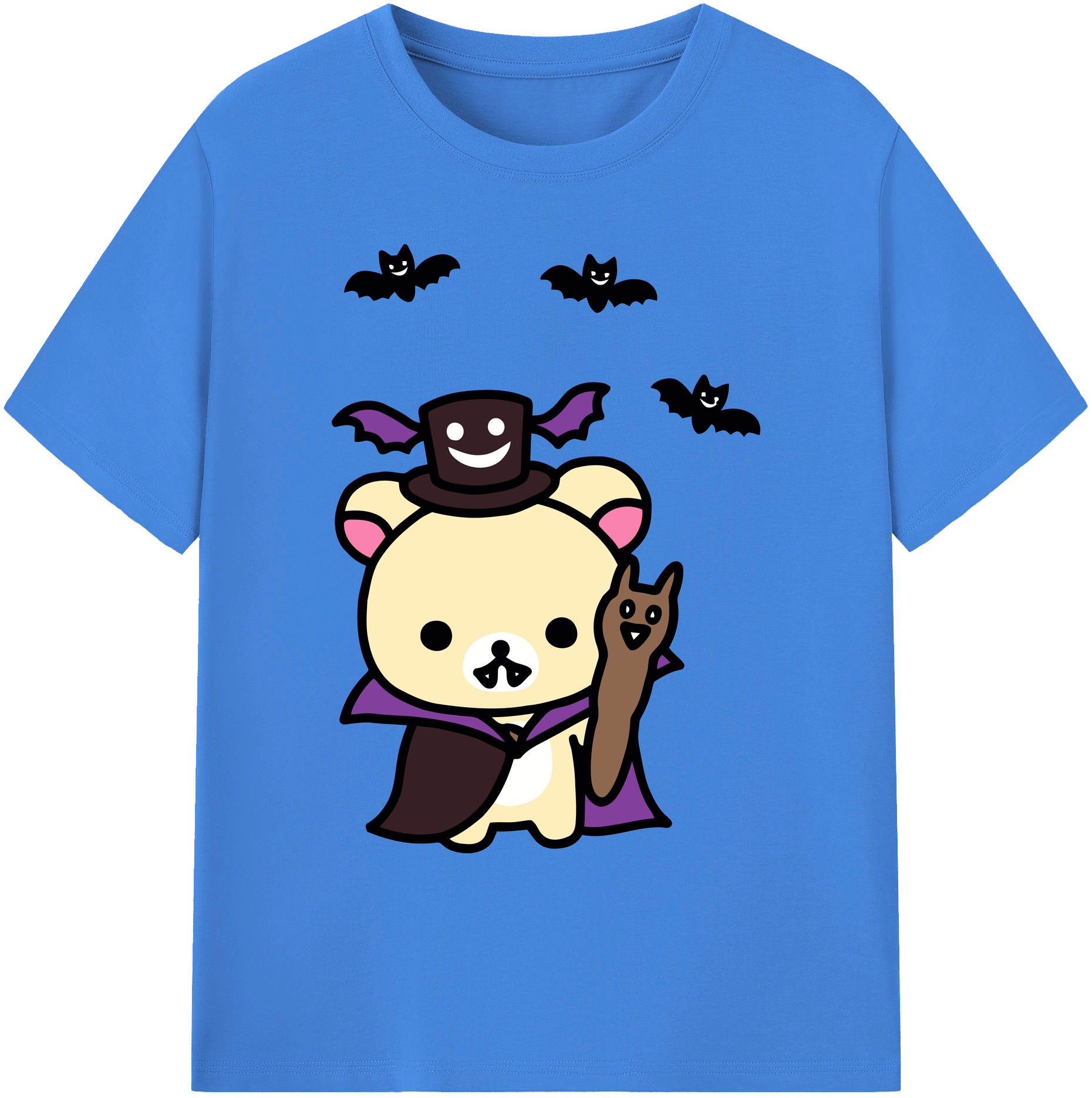 （画像用） リラックマ リラックマ キイロイトリ Rilakkuma Korilakkuma Kiiroitori 綿100％ メンズ半袖Tシャツ｜肌触りやわらか＆通気性