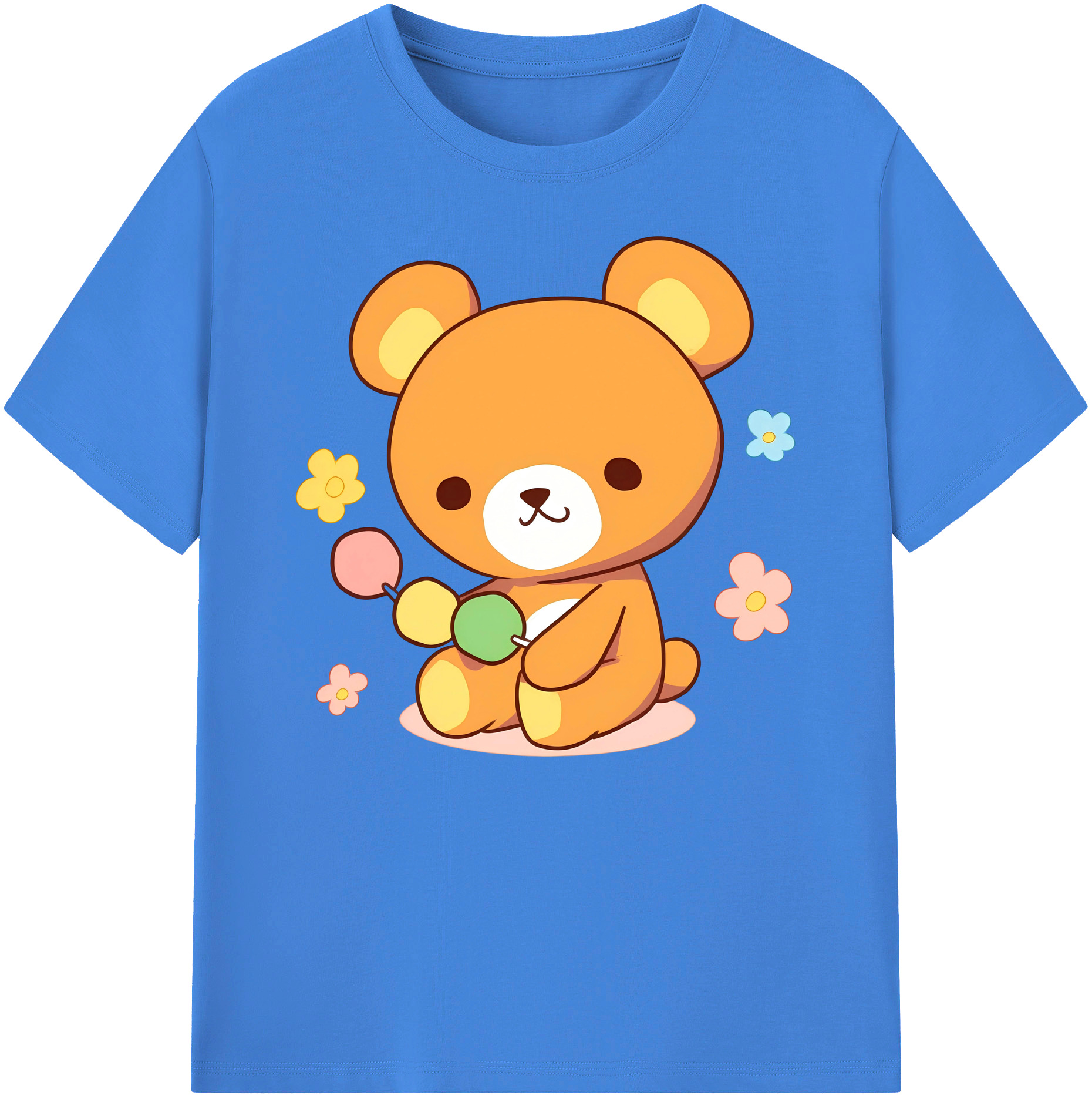 （画像用） リラックマ リラックマ キイロイトリ Rilakkuma Korilakkuma Kiiroitori 綿100％ メンズ半袖Tシャツ｜肌触りやわらか＆通気性