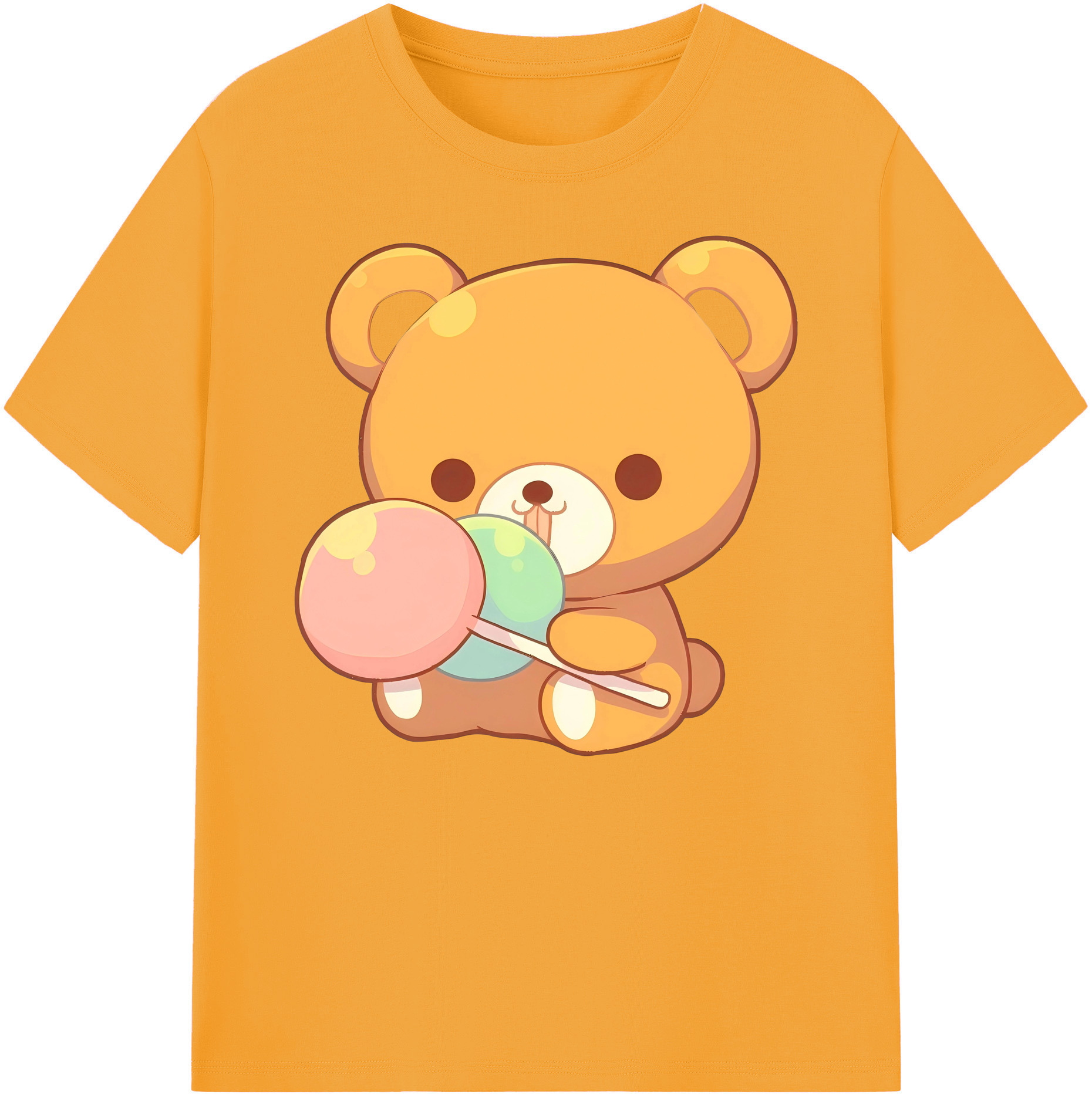 （画像用） リラックマ リラックマ キイロイトリ Rilakkuma Korilakkuma Kiiroitori 綿100％ メンズ半袖Tシャツ｜肌触りやわらか＆通気性