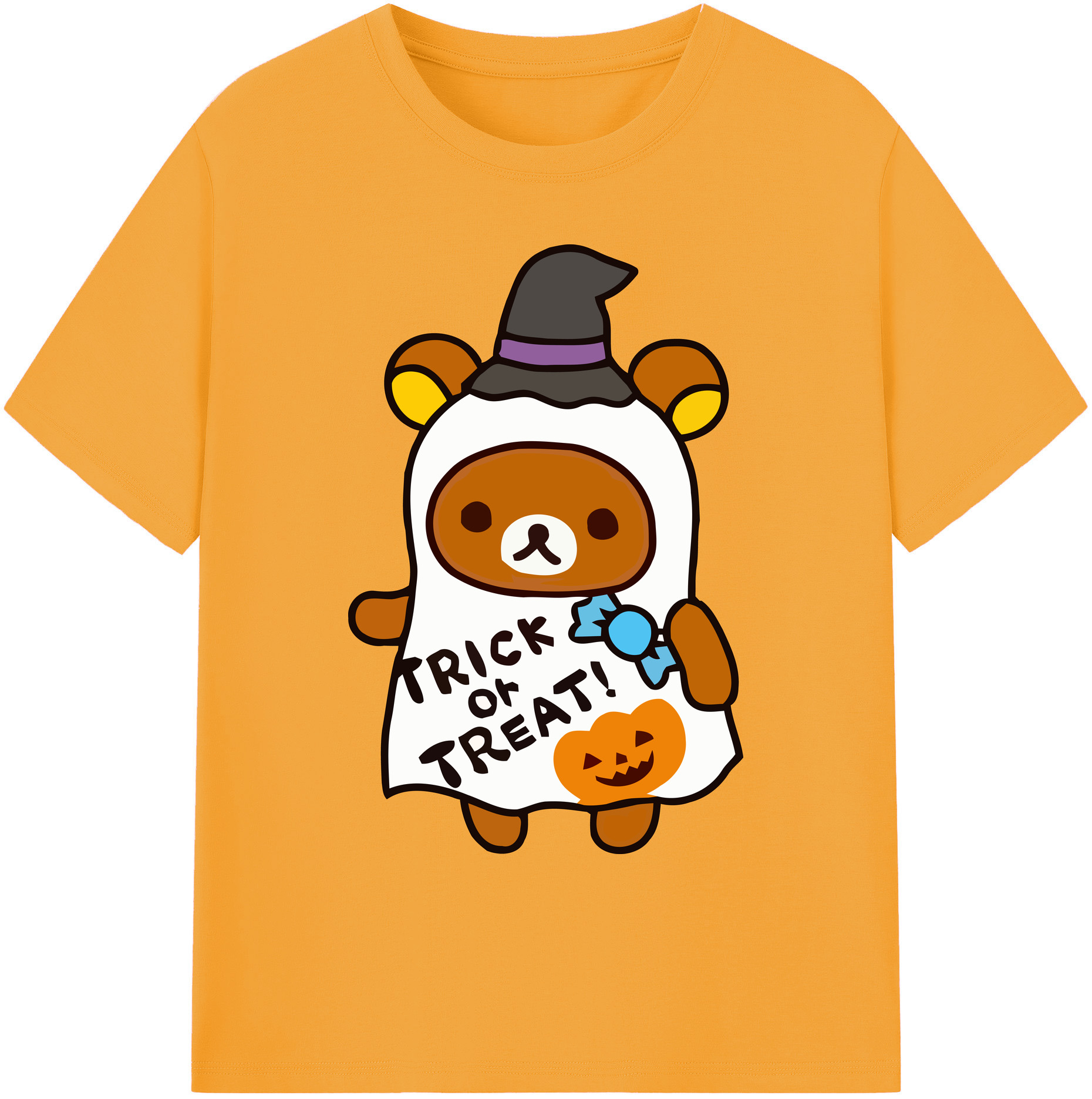（画像用） リラックマ リラックマ キイロイトリ Rilakkuma Korilakkuma Kiiroitori 綿100％ メンズ半袖Tシャツ｜肌触りやわらか＆通気性