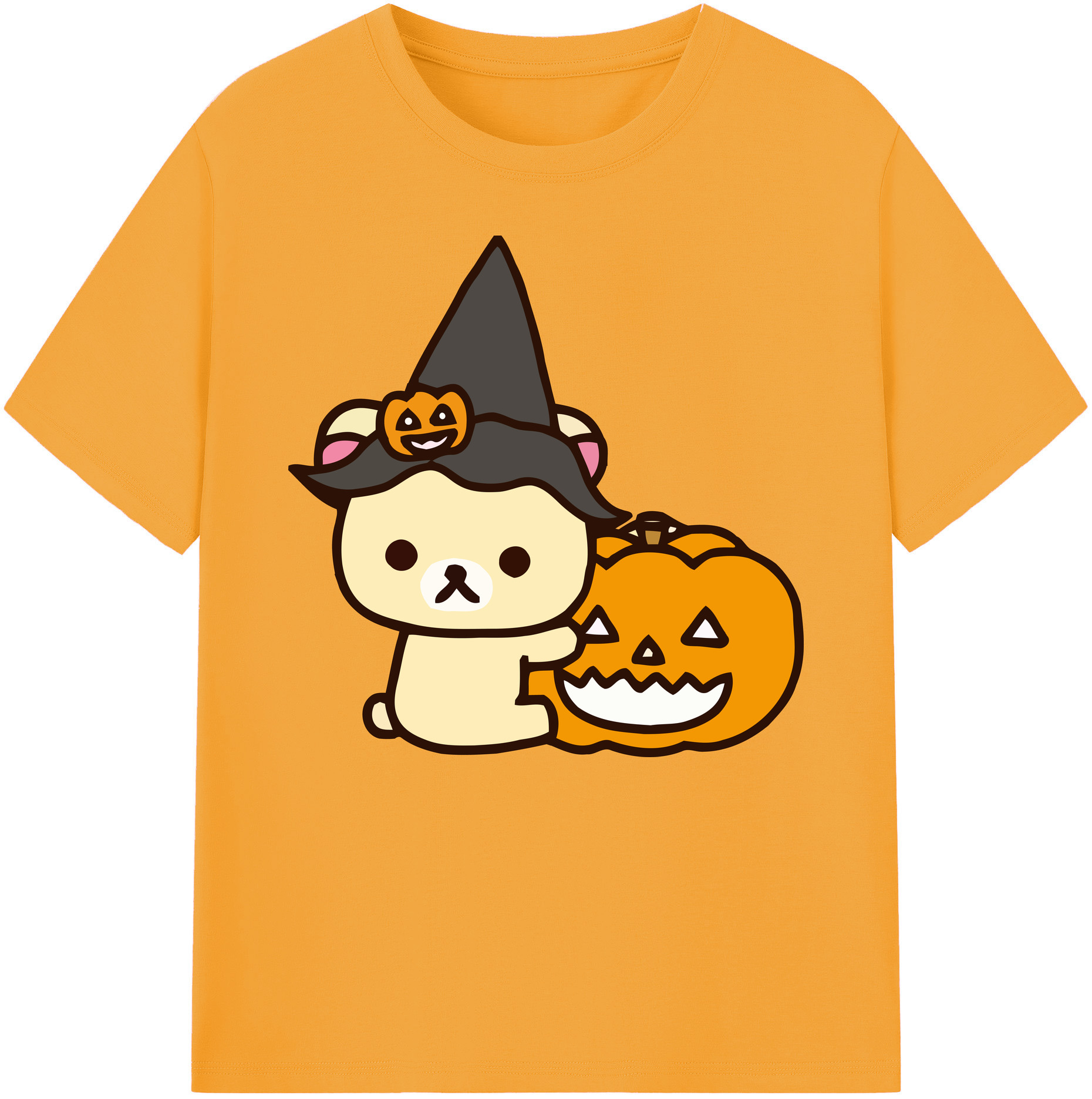 （画像用） リラックマ リラックマ キイロイトリ Rilakkuma Korilakkuma Kiiroitori 綿100％ メンズ半袖Tシャツ｜肌触りやわらか＆通気性