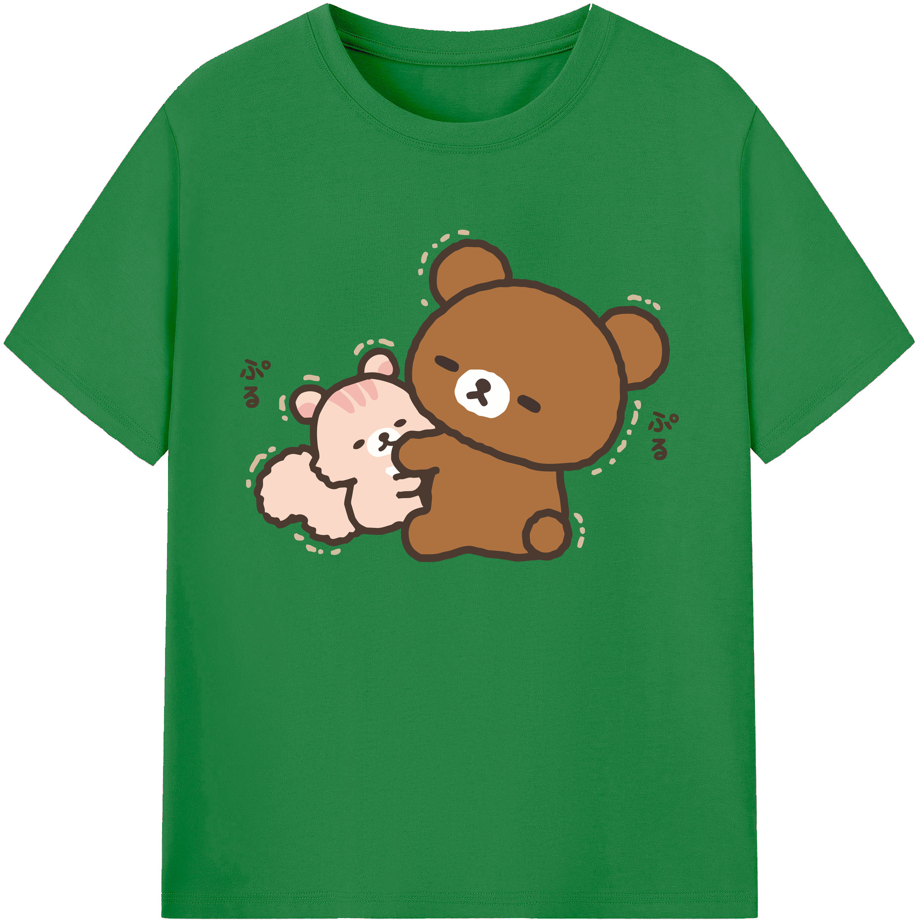 （画像用） リラックマ リラックマ キイロイトリ Rilakkuma Korilakkuma Kiiroitori 綿100％ メンズ半袖Tシャツ｜肌触りやわらか＆通気性