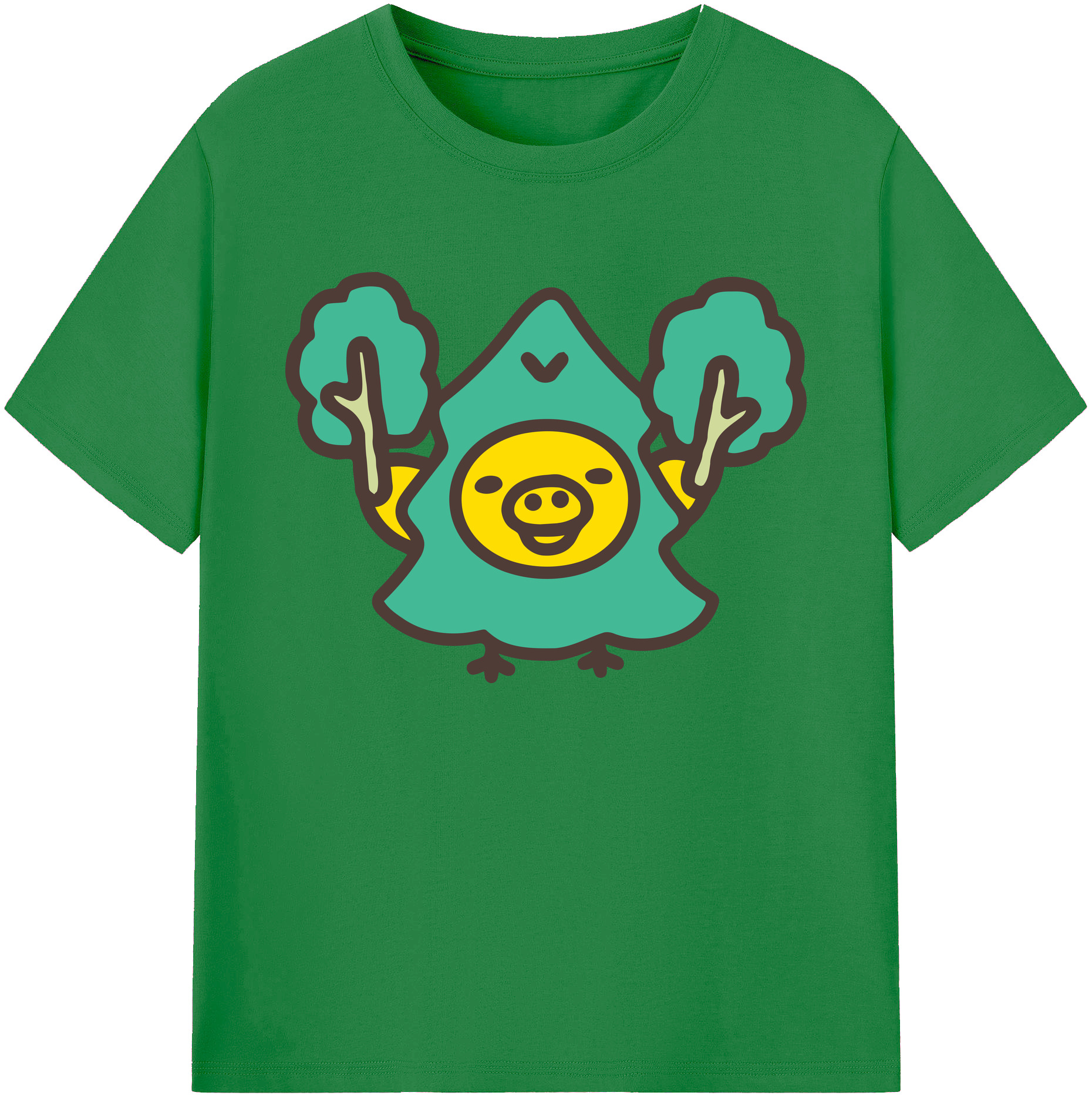 （画像用） リラックマ リラックマ キイロイトリ Rilakkuma Korilakkuma Kiiroitori 綿100％ メンズ半袖Tシャツ｜肌触りやわらか＆通気性