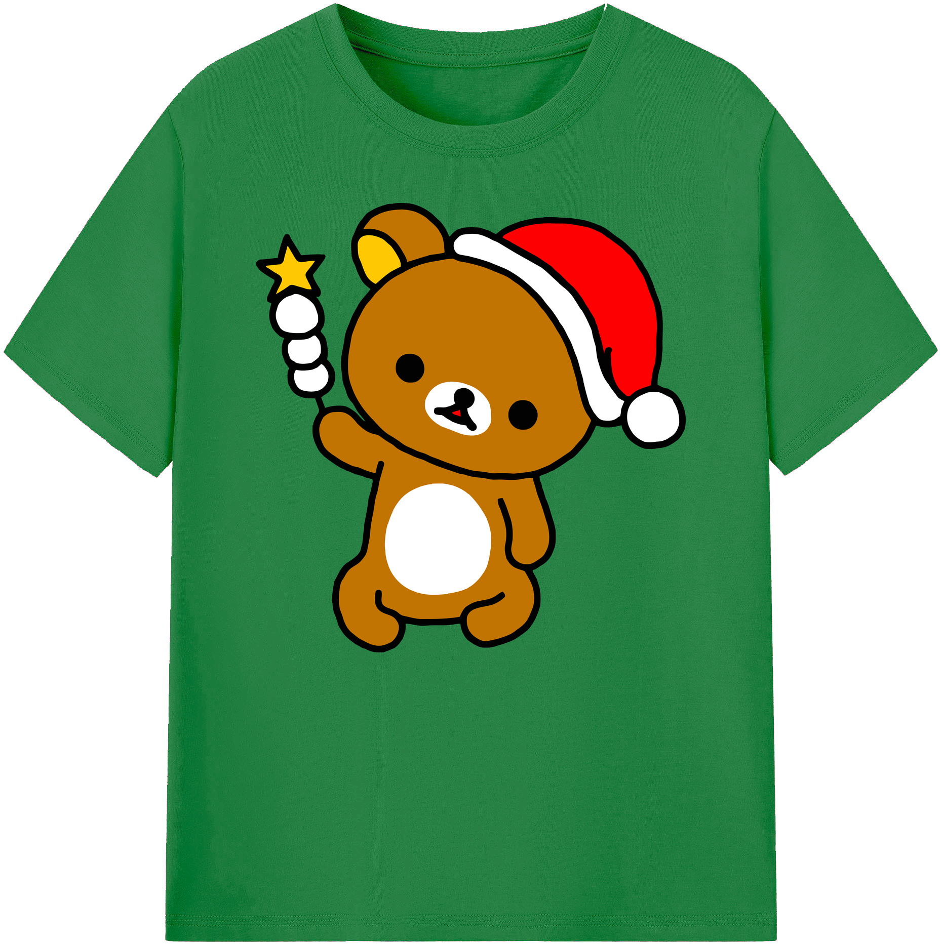 （画像用） リラックマ リラックマ キイロイトリ Rilakkuma Korilakkuma Kiiroitori 綿100％ メンズ半袖Tシャツ｜肌触りやわらか＆通気性