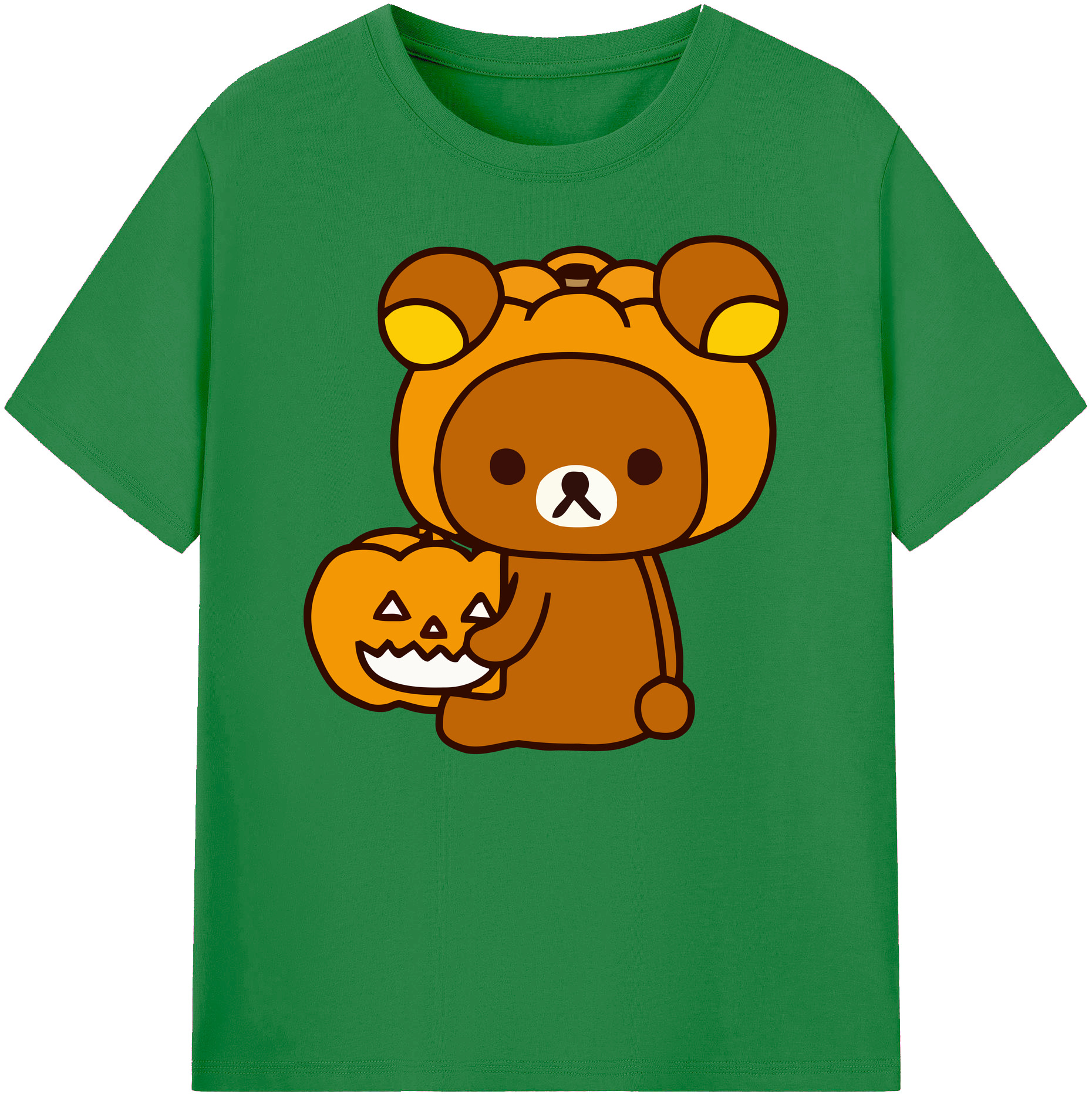 （画像用） リラックマ リラックマ キイロイトリ Rilakkuma Korilakkuma Kiiroitori 綿100％ メンズ半袖Tシャツ｜肌触りやわらか＆通気性