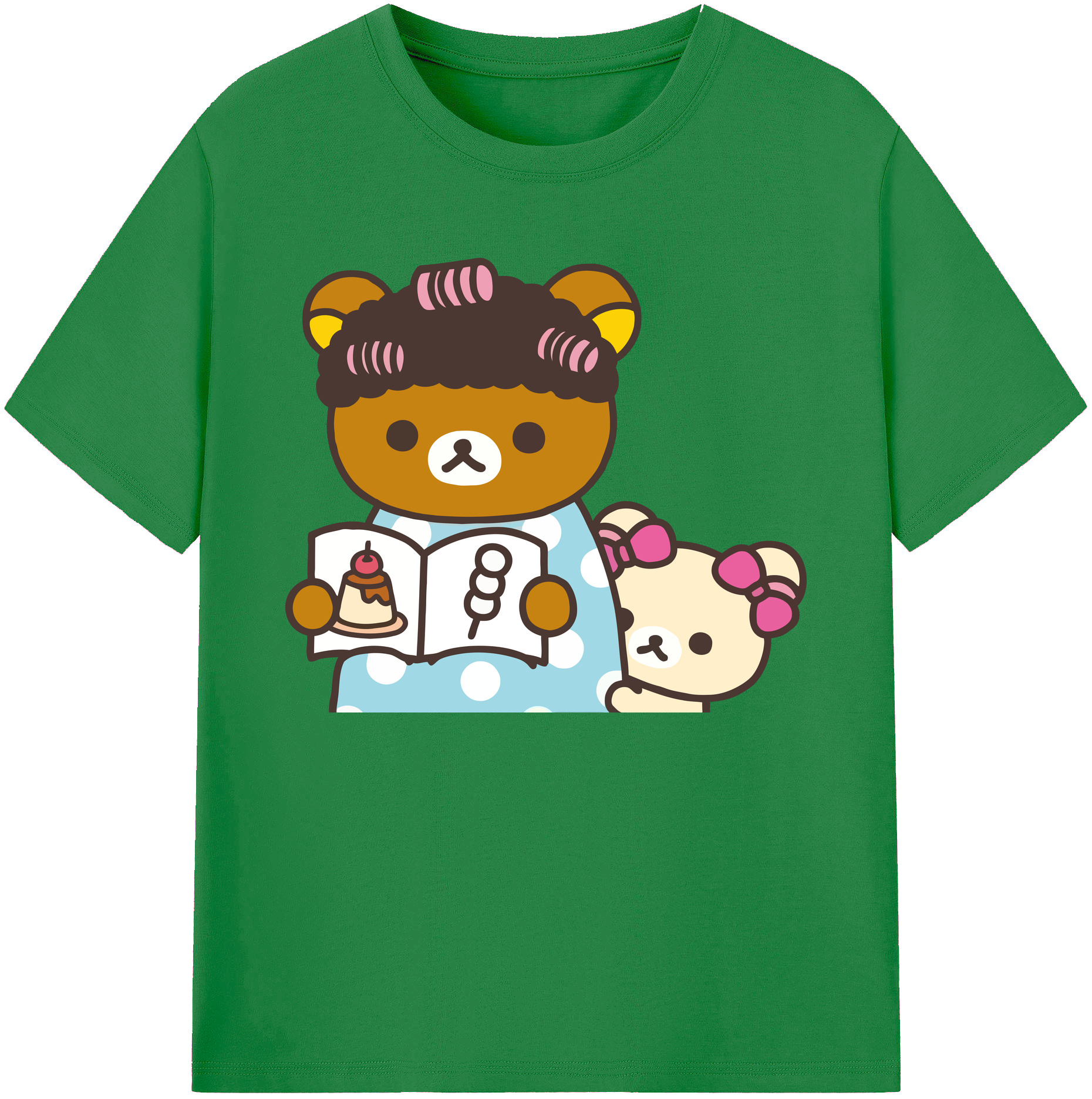 （画像用） リラックマ リラックマ キイロイトリ Rilakkuma Korilakkuma Kiiroitori 綿100％ メンズ半袖Tシャツ｜肌触りやわらか＆通気性