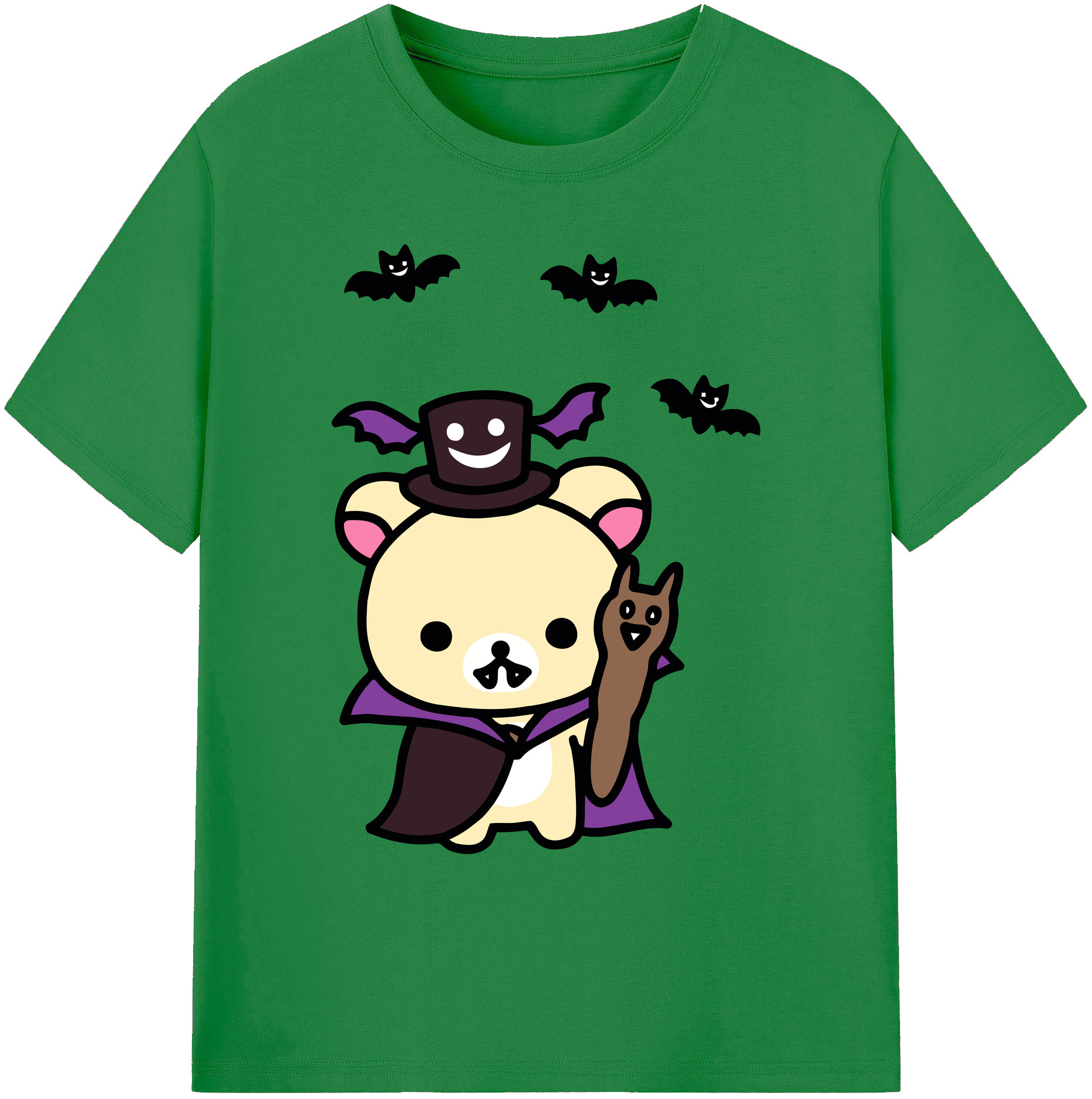 （画像用） リラックマ リラックマ キイロイトリ Rilakkuma Korilakkuma Kiiroitori 綿100％ メンズ半袖Tシャツ｜肌触りやわらか＆通気性