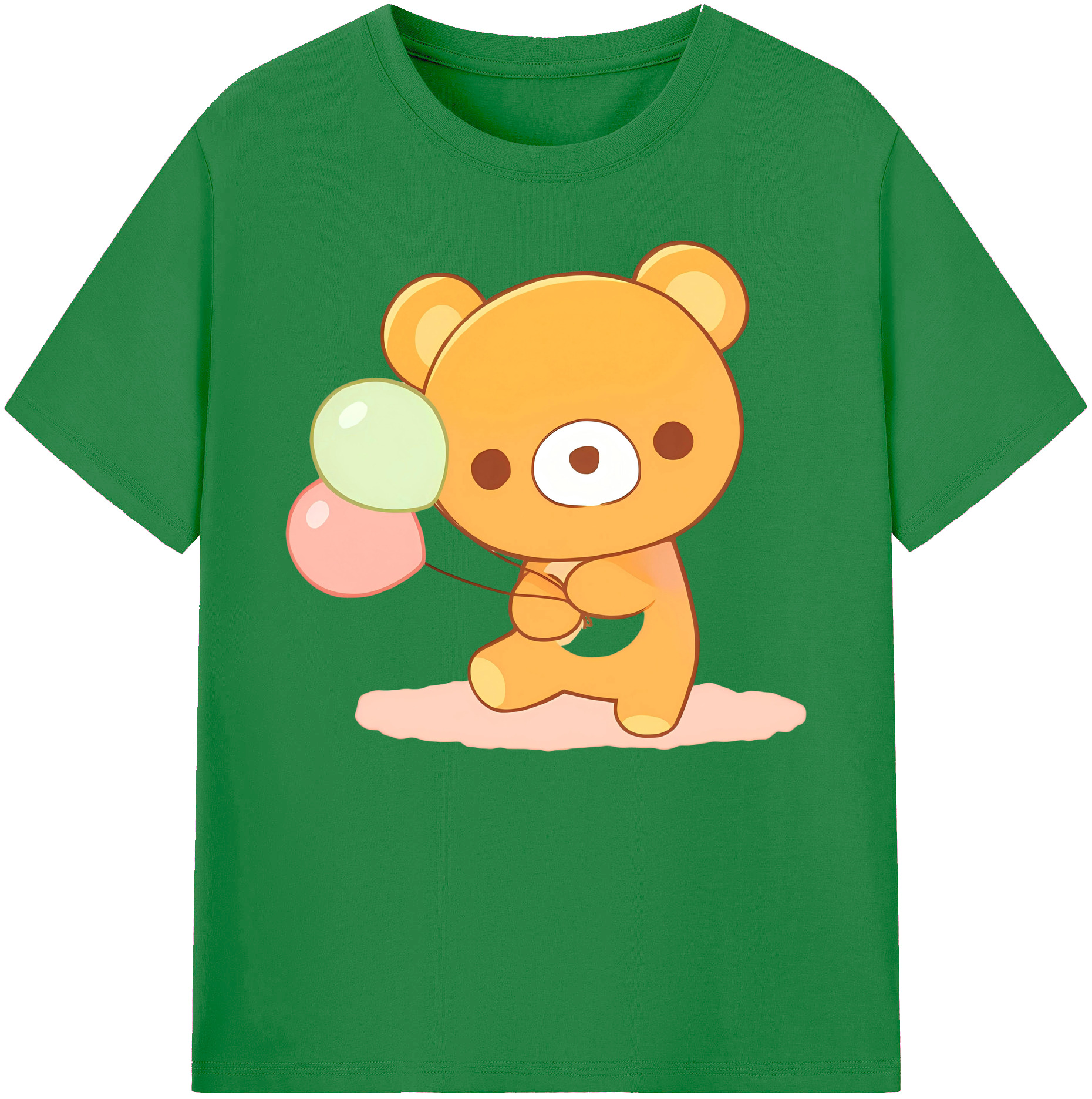 （画像用） リラックマ リラックマ キイロイトリ Rilakkuma Korilakkuma Kiiroitori 綿100％ メンズ半袖Tシャツ｜肌触りやわらか＆通気性
