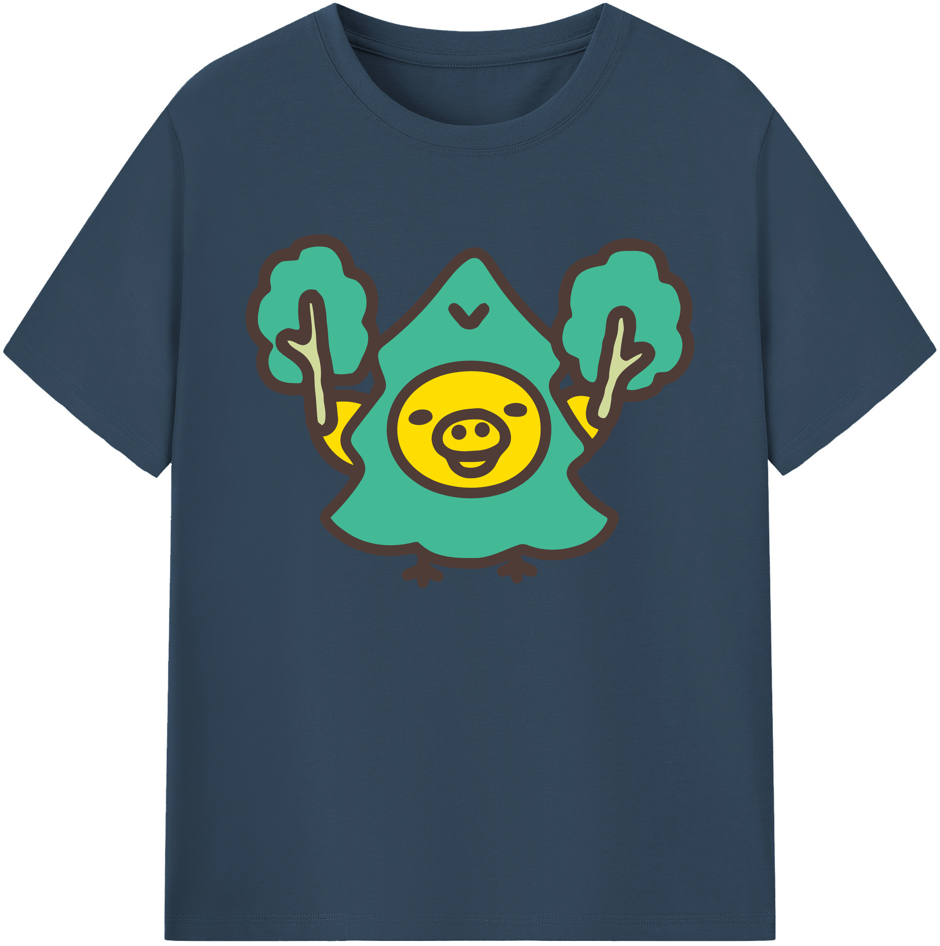 （画像用） リラックマ リラックマ キイロイトリ Rilakkuma Korilakkuma Kiiroitori 綿100％ メンズ半袖Tシャツ｜肌触りやわらか＆通気性