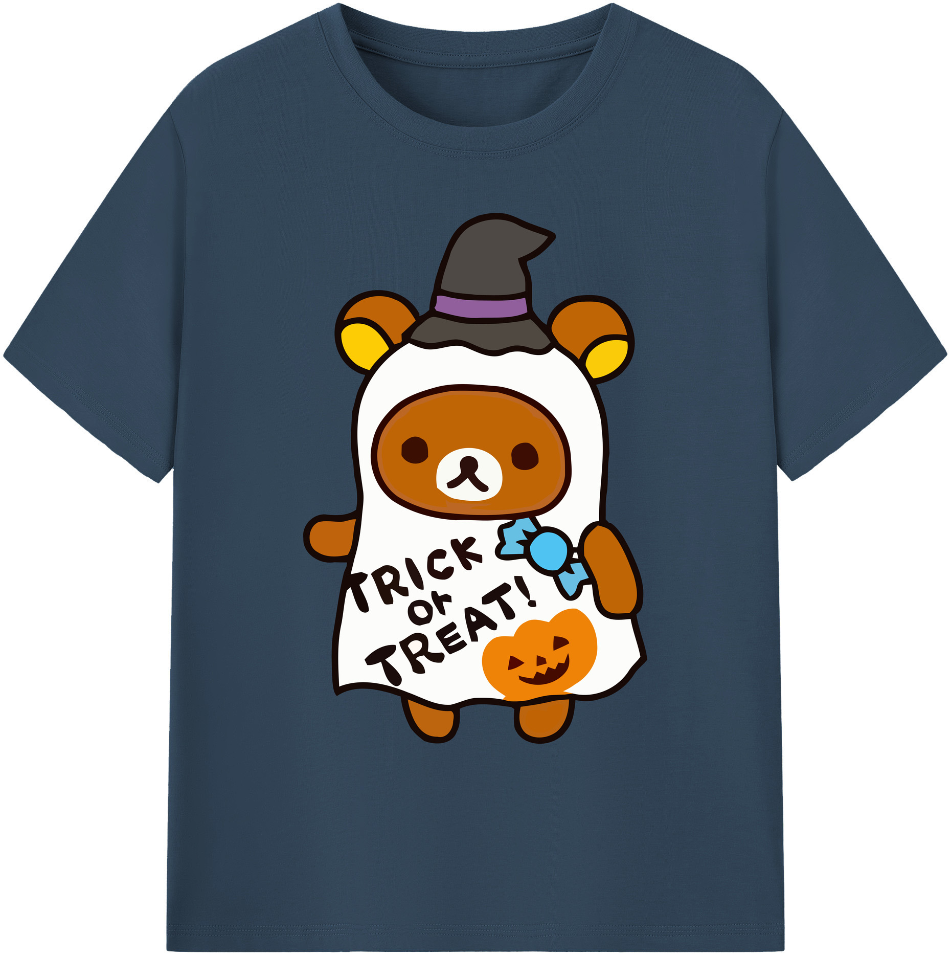 （画像用） リラックマ リラックマ キイロイトリ Rilakkuma Korilakkuma Kiiroitori 綿100％ メンズ半袖Tシャツ｜肌触りやわらか＆通気性