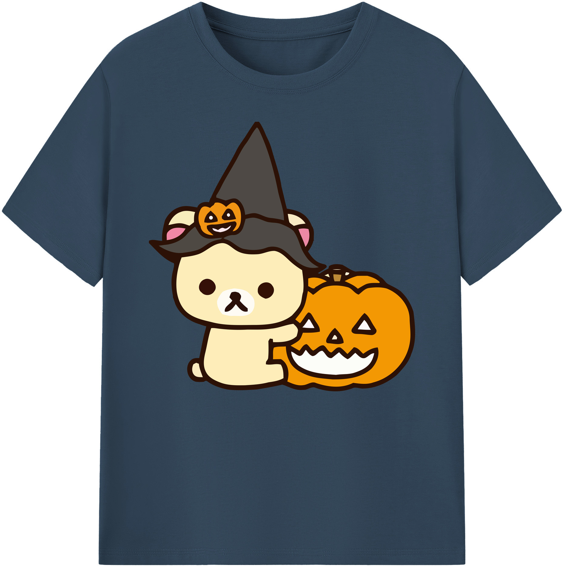（画像用） リラックマ リラックマ キイロイトリ Rilakkuma Korilakkuma Kiiroitori 綿100％ メンズ半袖Tシャツ｜肌触りやわらか＆通気性