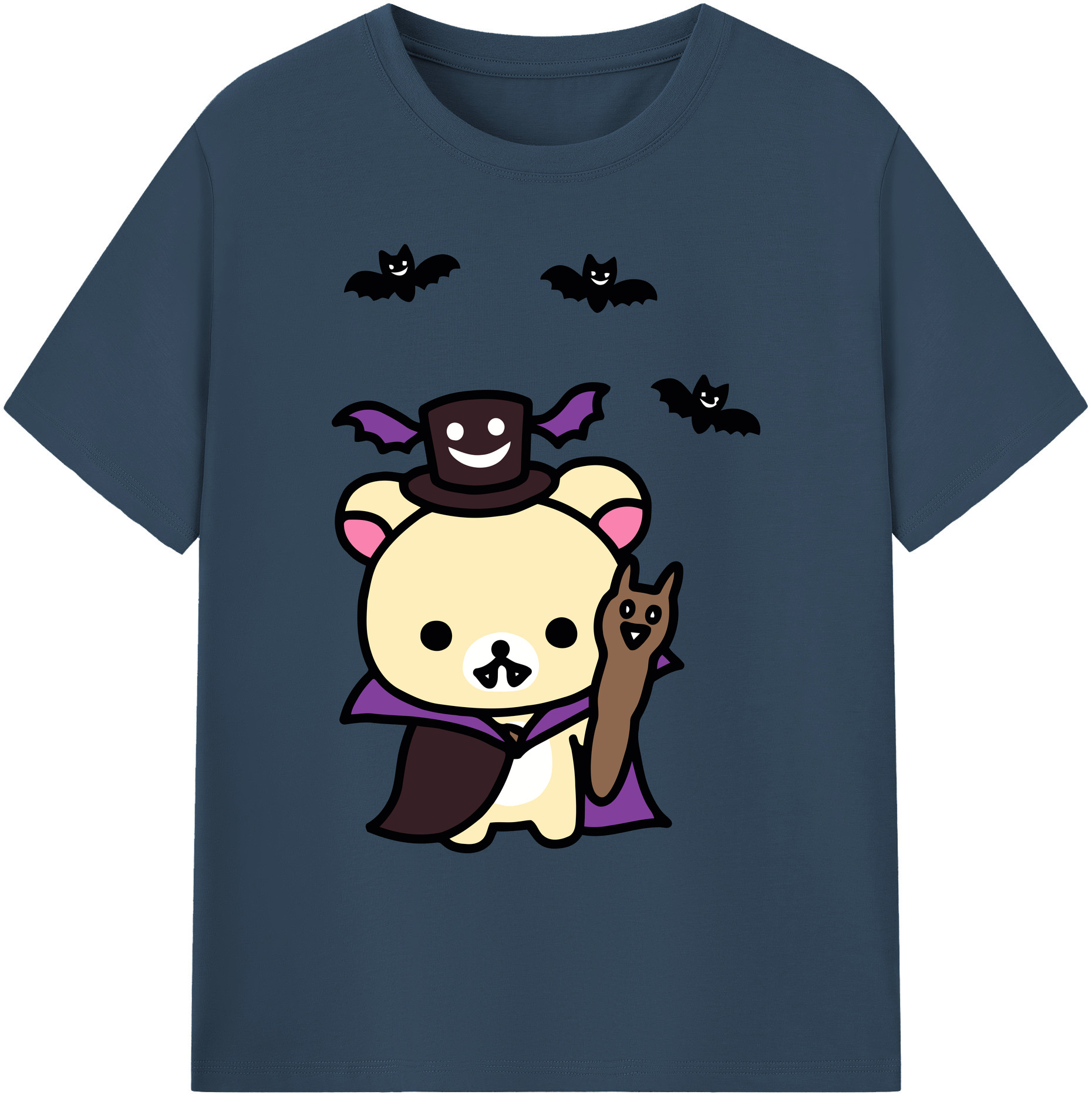 （画像用） リラックマ リラックマ キイロイトリ Rilakkuma Korilakkuma Kiiroitori 綿100％ メンズ半袖Tシャツ｜肌触りやわらか＆通気性