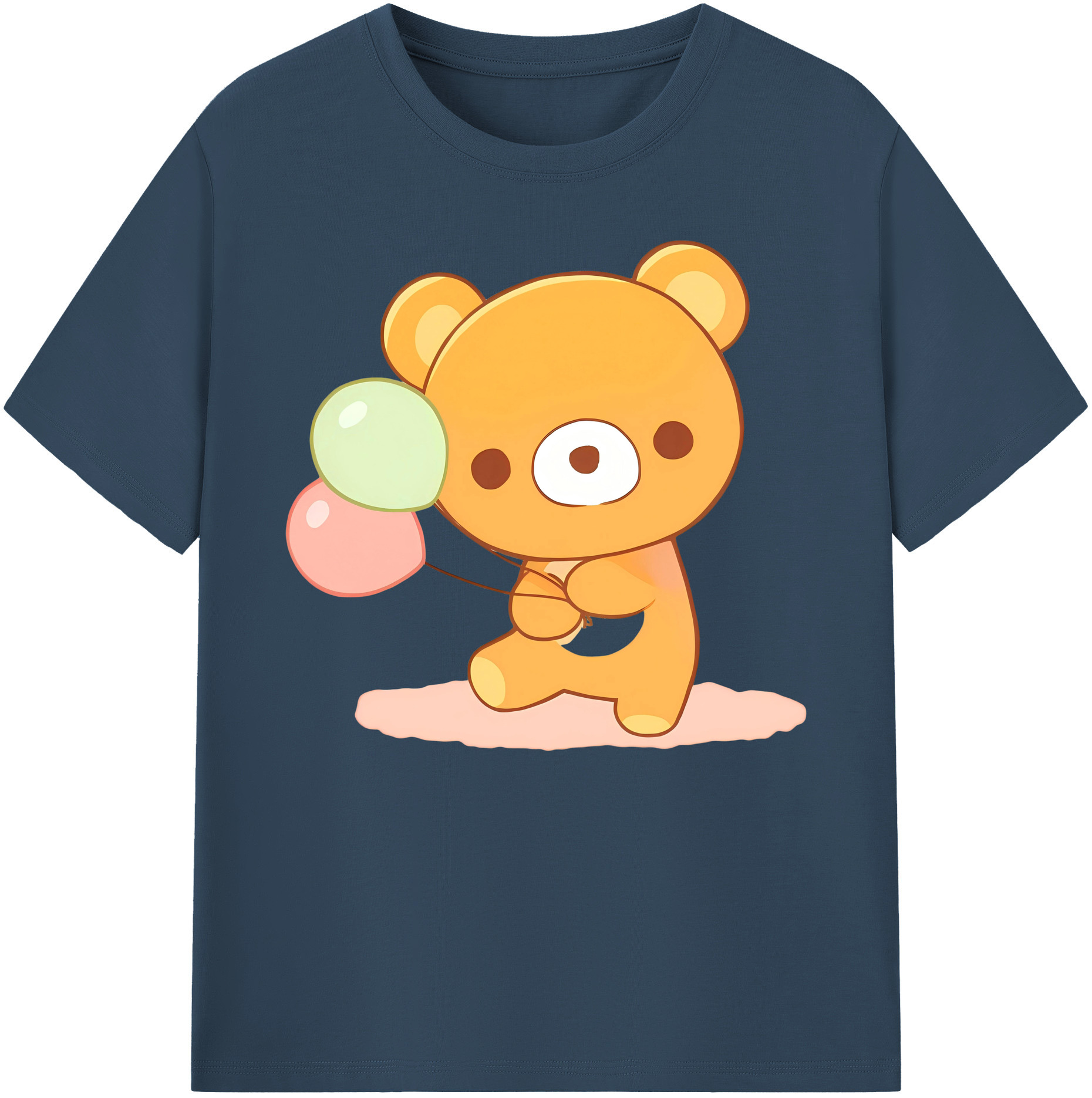 （画像用） リラックマ リラックマ キイロイトリ Rilakkuma Korilakkuma Kiiroitori 綿100％ メンズ半袖Tシャツ｜肌触りやわらか＆通気性