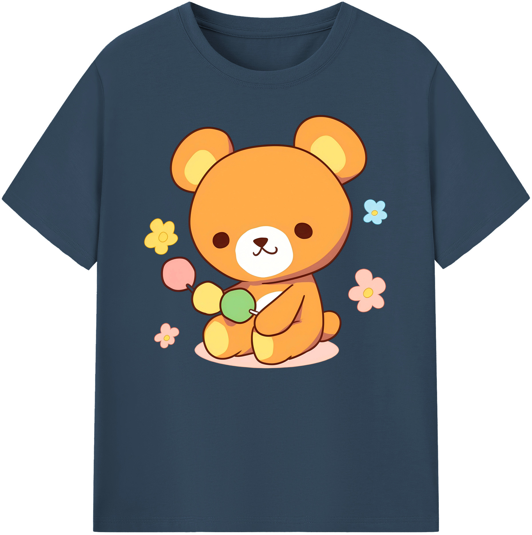 （画像用） リラックマ リラックマ キイロイトリ Rilakkuma Korilakkuma Kiiroitori 綿100％ メンズ半袖Tシャツ｜肌触りやわらか＆通気性