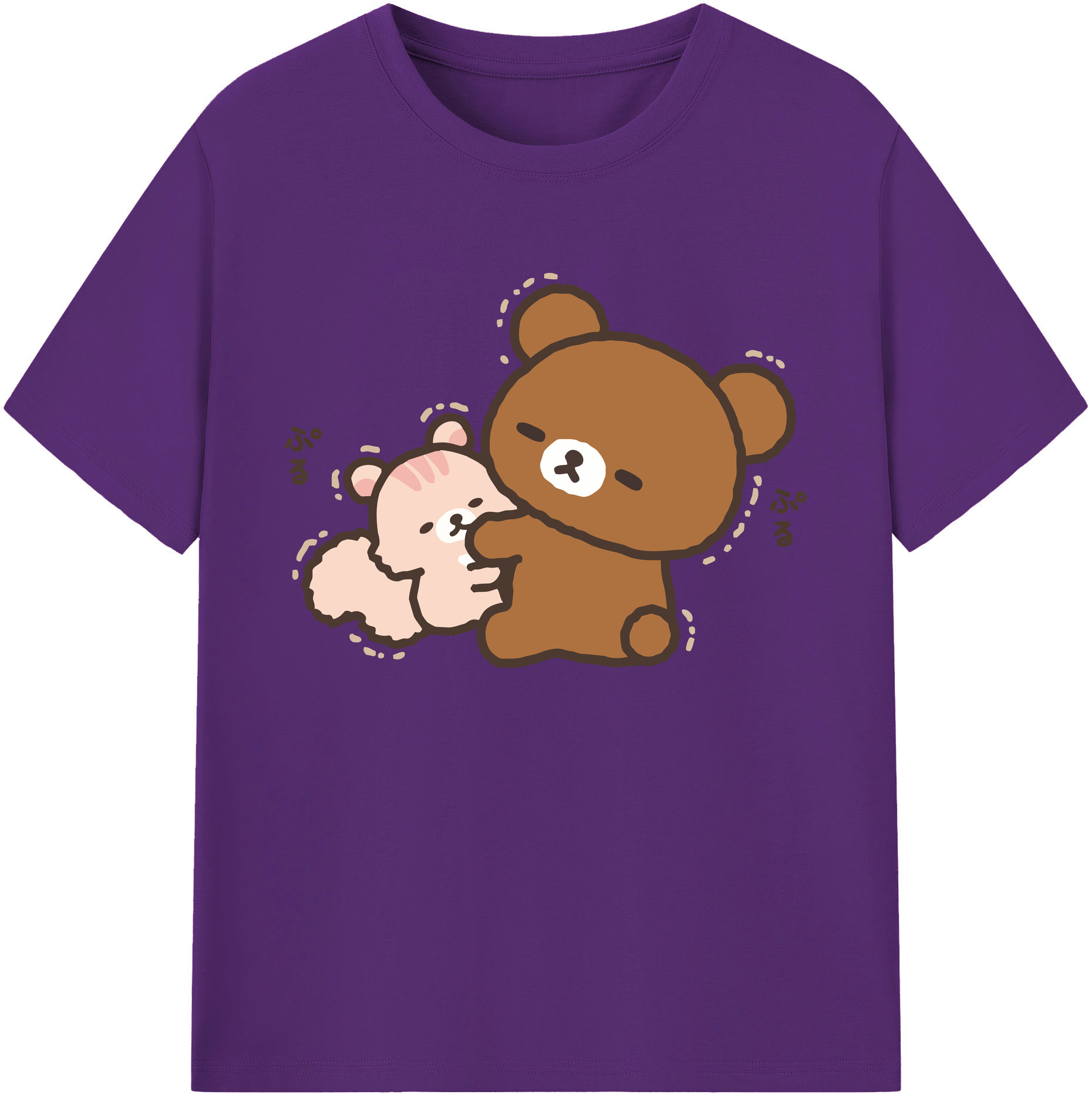 （画像用） リラックマ リラックマ キイロイトリ Rilakkuma Korilakkuma Kiiroitori 綿100％ メンズ半袖Tシャツ｜肌触りやわらか＆通気性