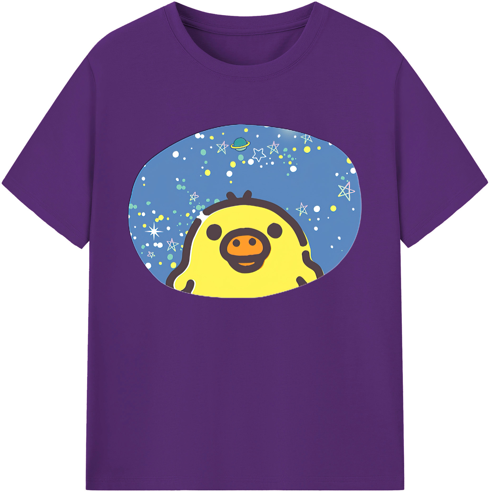 （画像用） リラックマ リラックマ キイロイトリ Rilakkuma Korilakkuma Kiiroitori 綿100％ メンズ半袖Tシャツ｜肌触りやわらか＆通気性