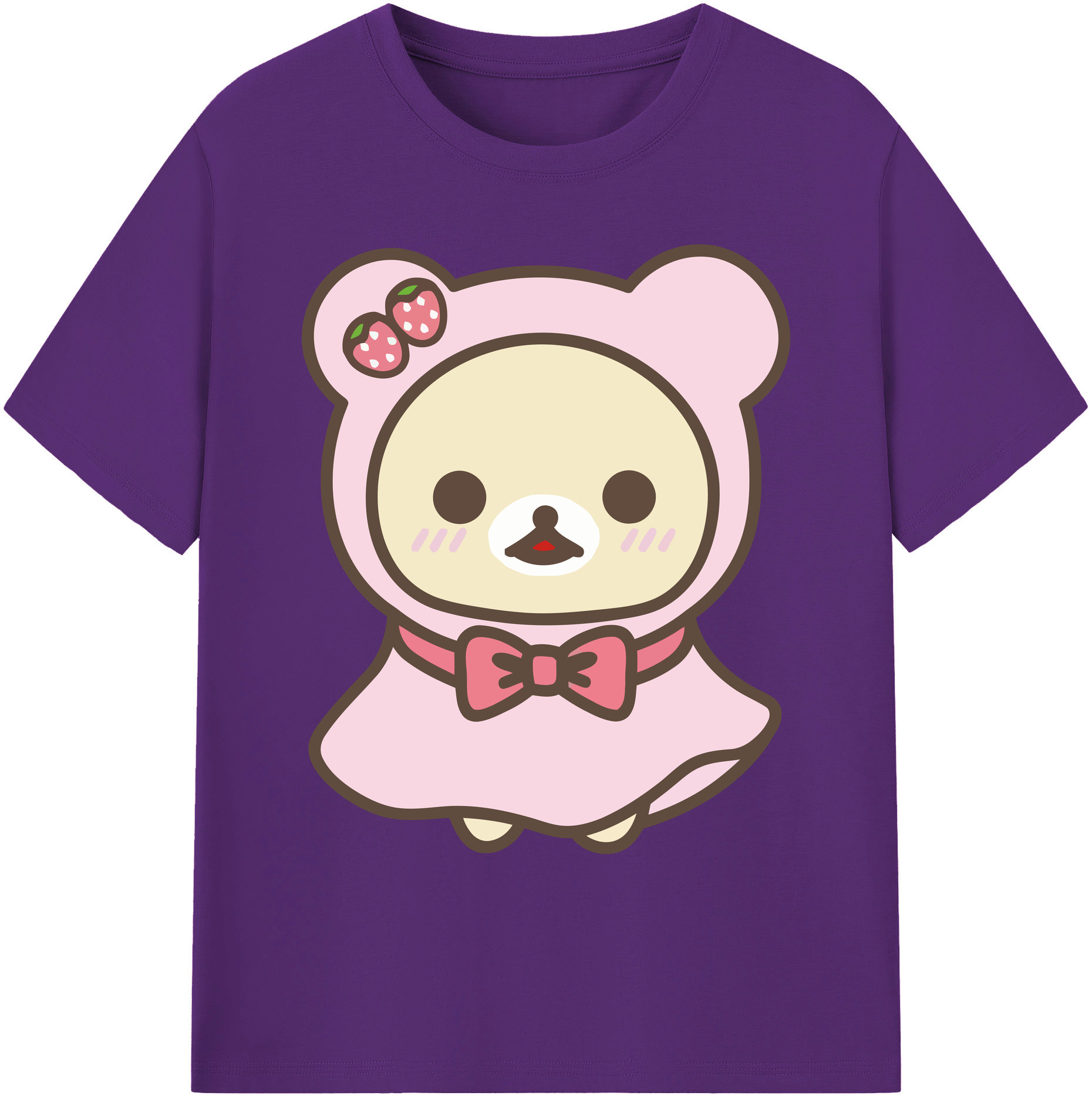 （画像用） リラックマ リラックマ キイロイトリ Rilakkuma Korilakkuma Kiiroitori 綿100％ メンズ半袖Tシャツ｜肌触りやわらか＆通気性