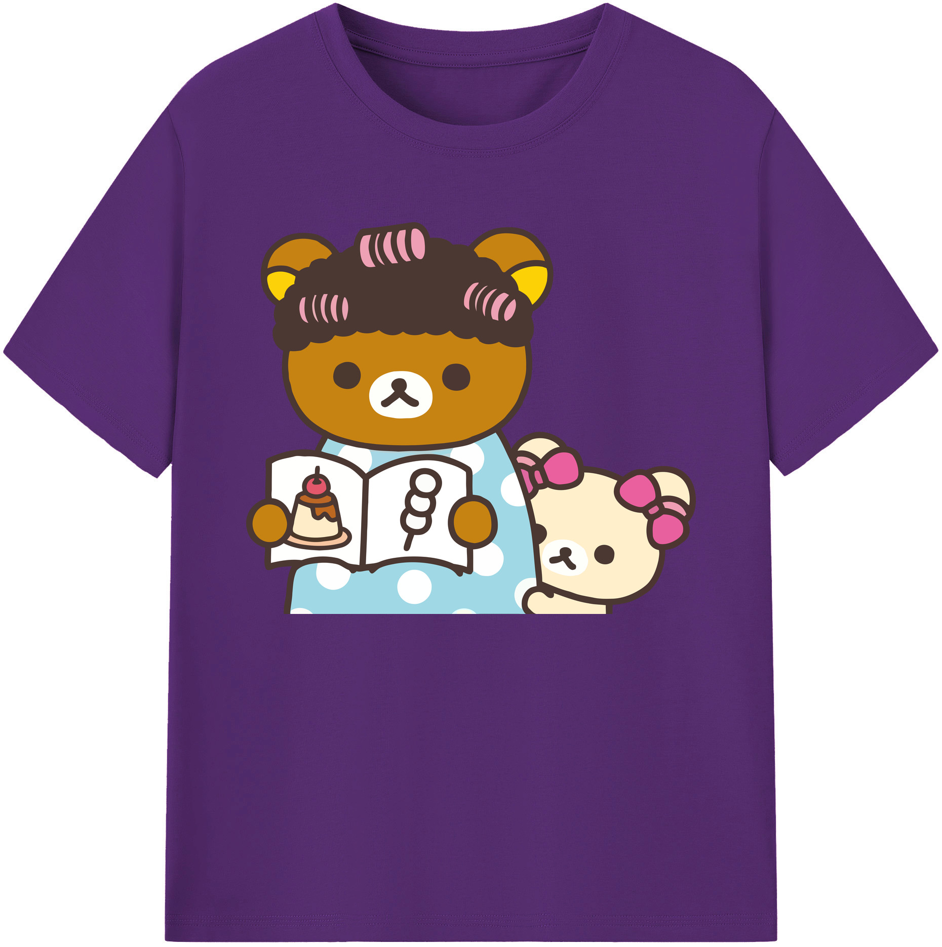 （画像用） リラックマ リラックマ キイロイトリ Rilakkuma Korilakkuma Kiiroitori 綿100％ メンズ半袖Tシャツ｜肌触りやわらか＆通気性
