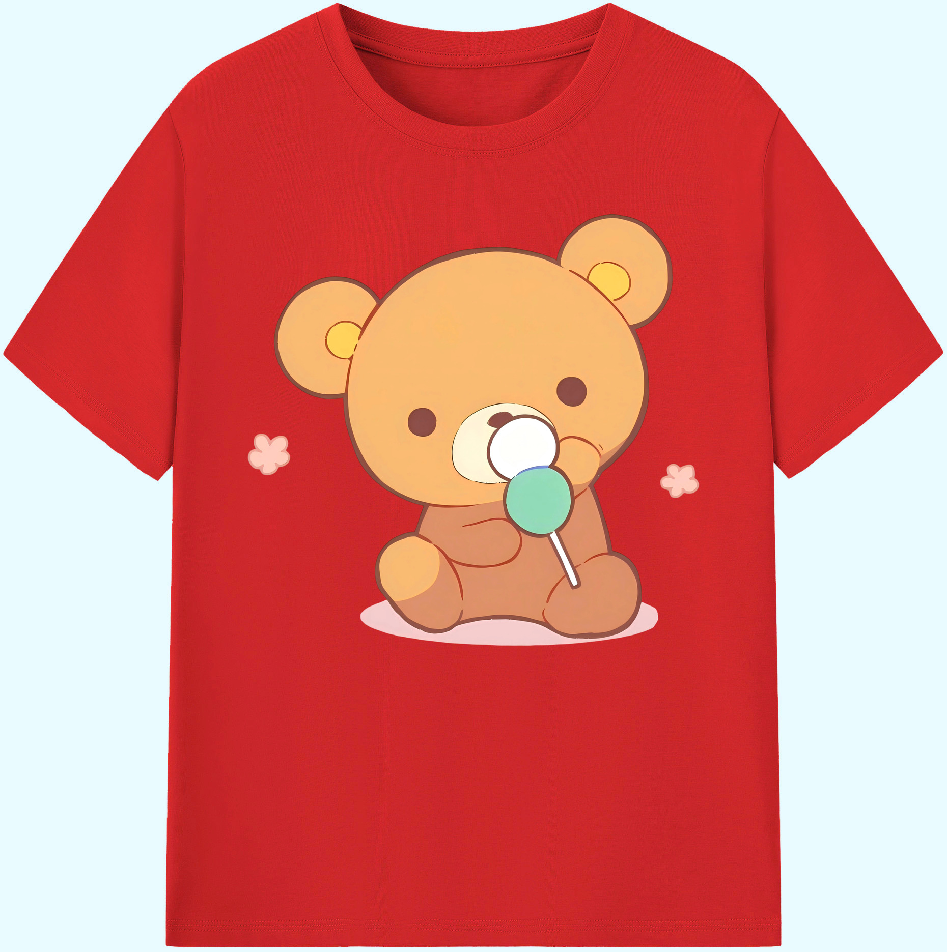 （画像用） リラックマ リラックマ キイロイトリ Rilakkuma Korilakkuma Kiiroitori 綿100％ メンズ半袖Tシャツ｜肌触りやわらか＆通気性