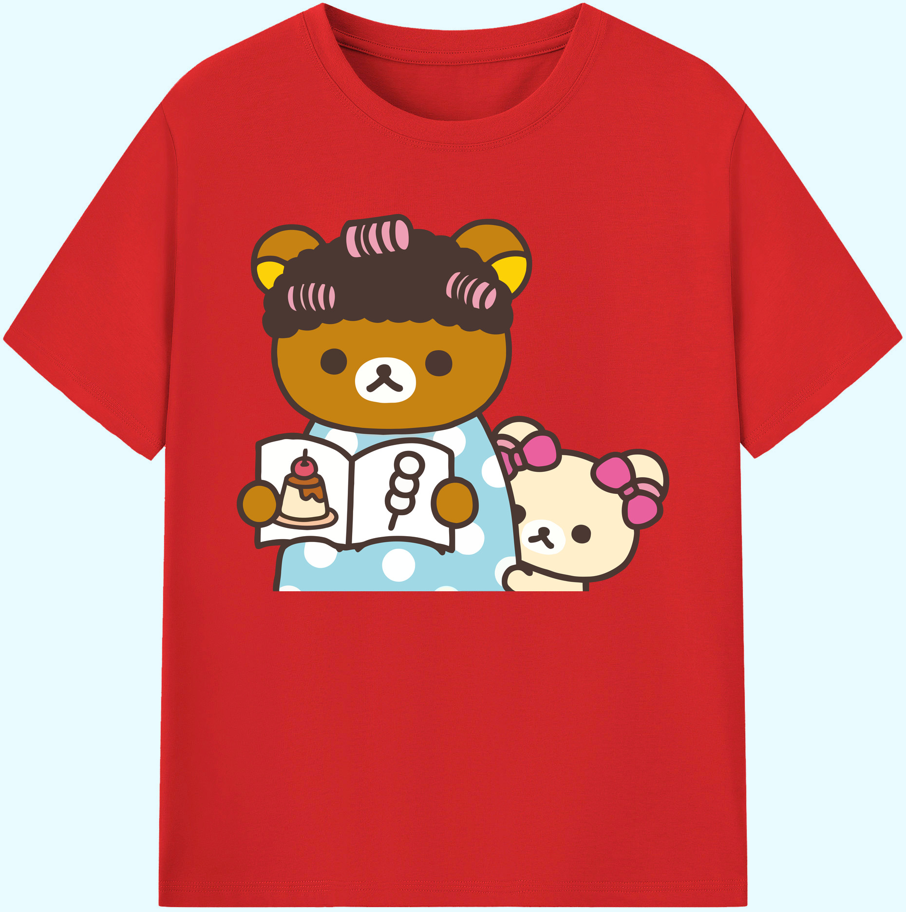 （画像用） リラックマ リラックマ キイロイトリ Rilakkuma Korilakkuma Kiiroitori 綿100％ メンズ半袖Tシャツ｜肌触りやわらか＆通気性