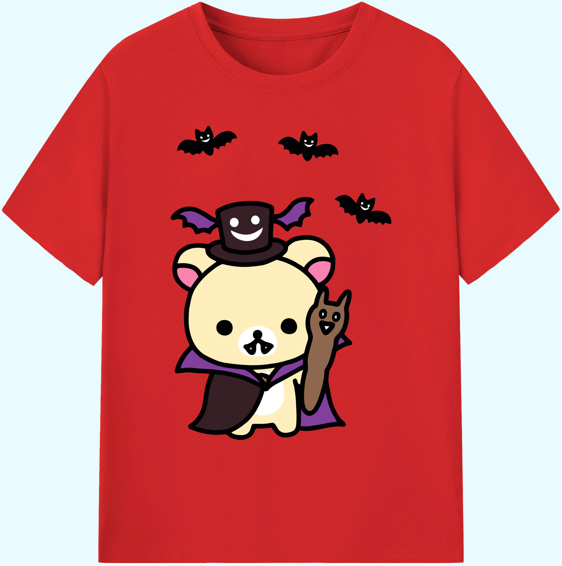 （画像用） リラックマ リラックマ キイロイトリ Rilakkuma Korilakkuma Kiiroitori 綿100％ メンズ半袖Tシャツ｜肌触りやわらか＆通気性