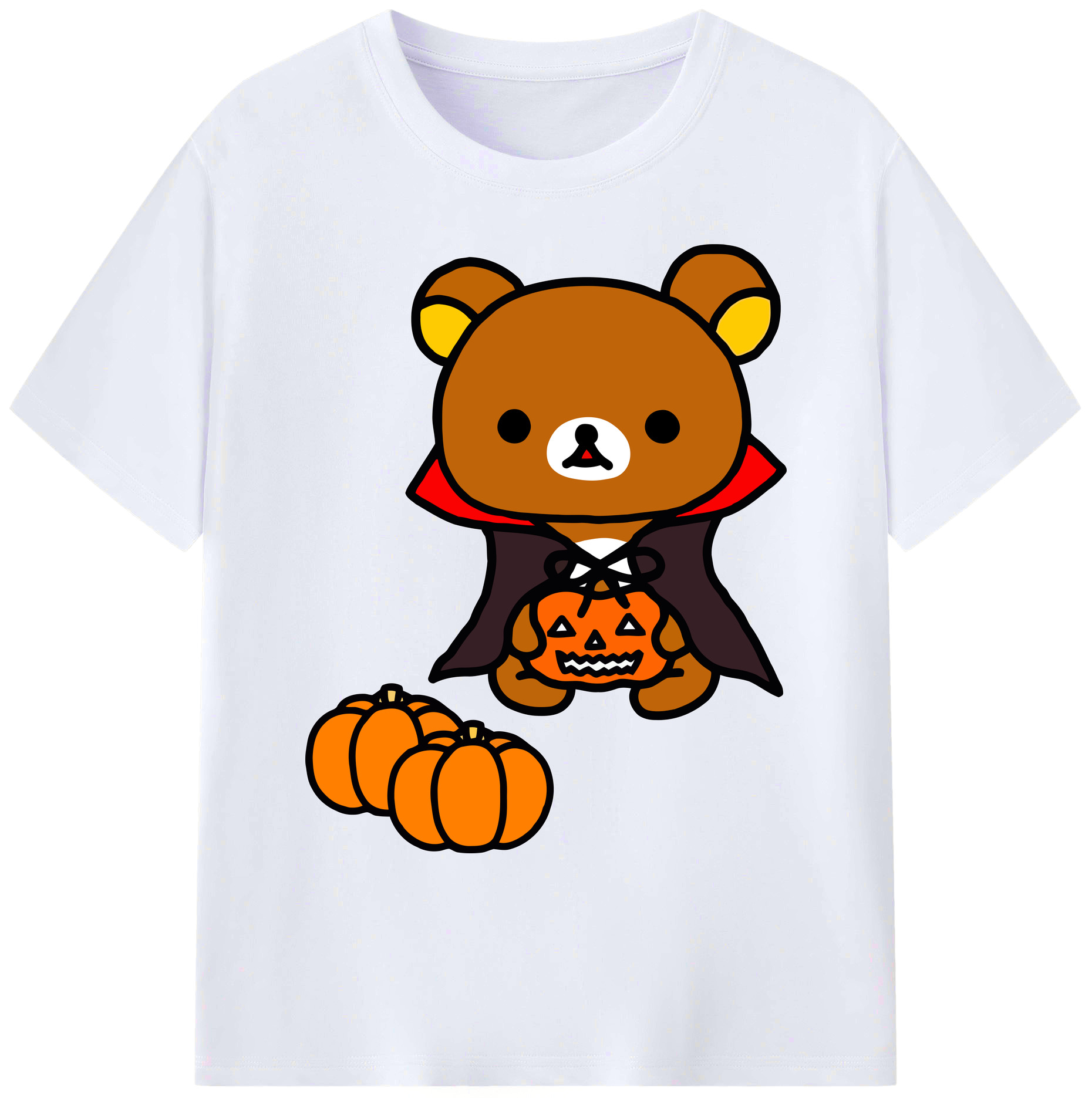 （画像用） リラックマ リラックマ キイロイトリ Rilakkuma Korilakkuma Kiiroitori 綿100％ メンズ半袖Tシャツ｜肌触りやわらか＆通気性