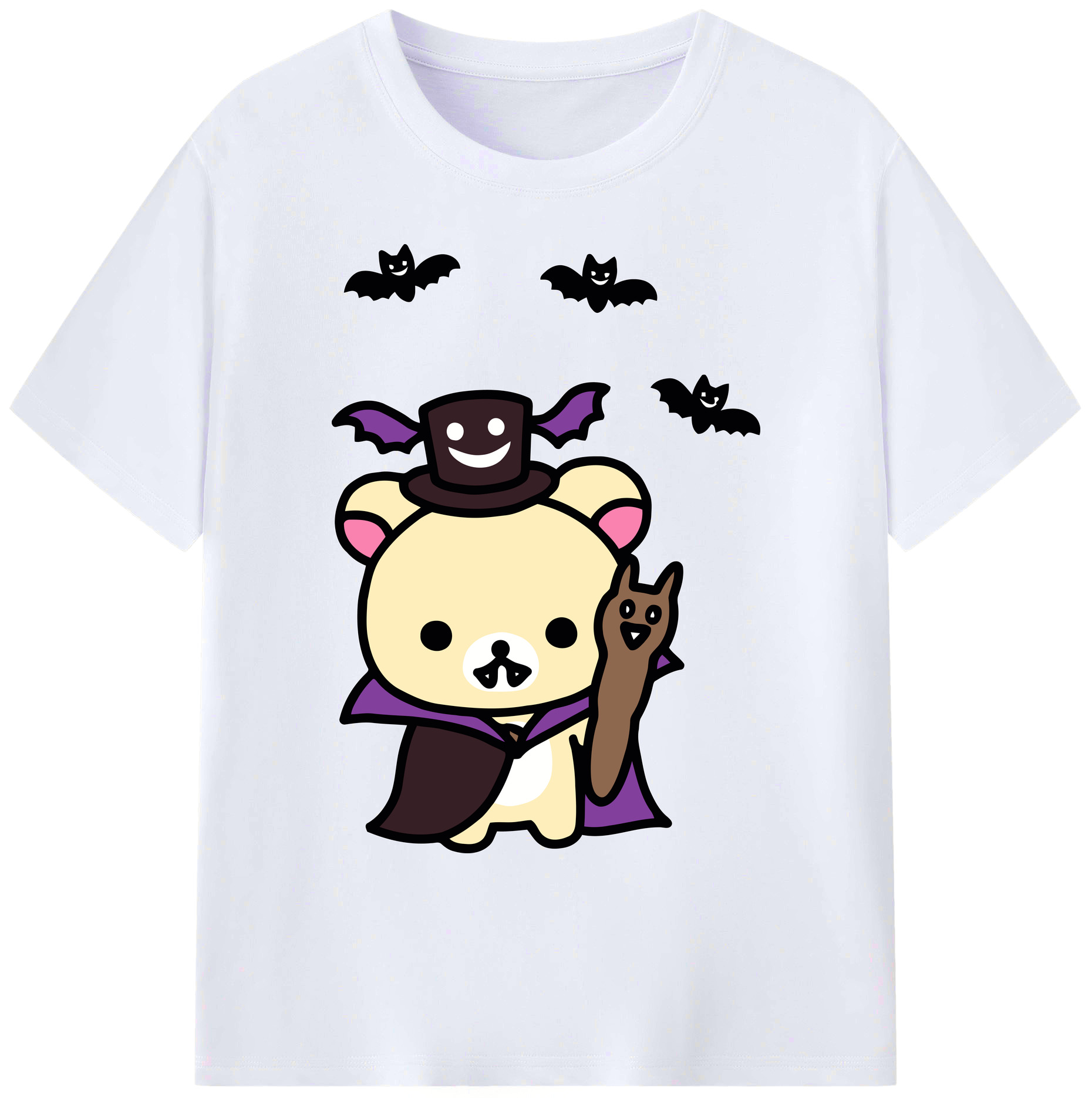 （画像用） リラックマ リラックマ キイロイトリ Rilakkuma Korilakkuma Kiiroitori 綿100％ メンズ半袖Tシャツ｜肌触りやわらか＆通気性