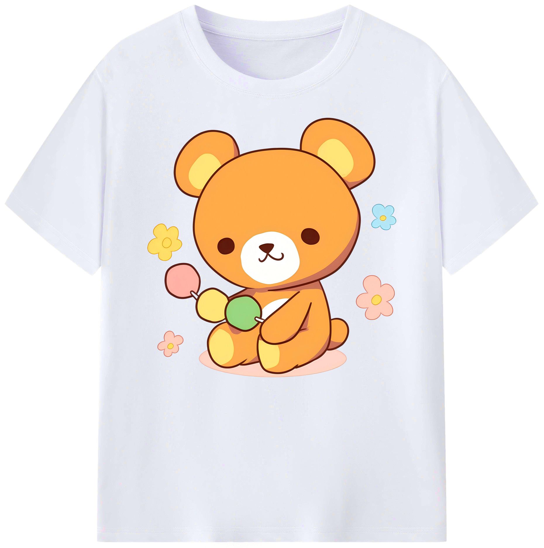 （画像用） リラックマ リラックマ キイロイトリ Rilakkuma Korilakkuma Kiiroitori 綿100％ メンズ半袖Tシャツ｜肌触りやわらか＆通気性