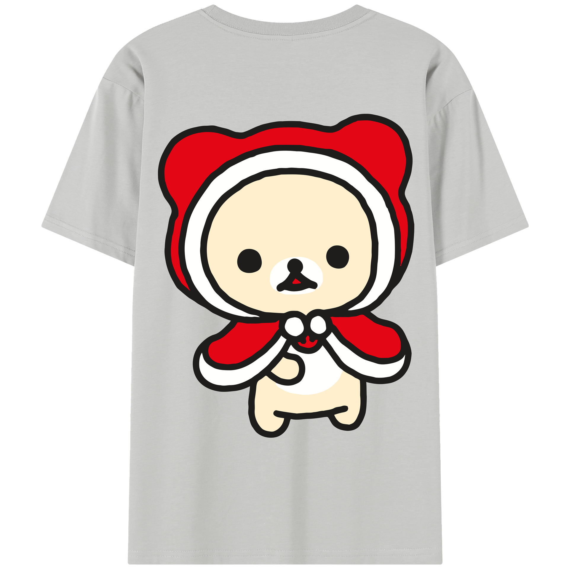 （画像用） リラックマ リラックマ キイロイトリ Rilakkuma Korilakkuma Kiiroitori レディース半袖Tシャツ(バックプリント)