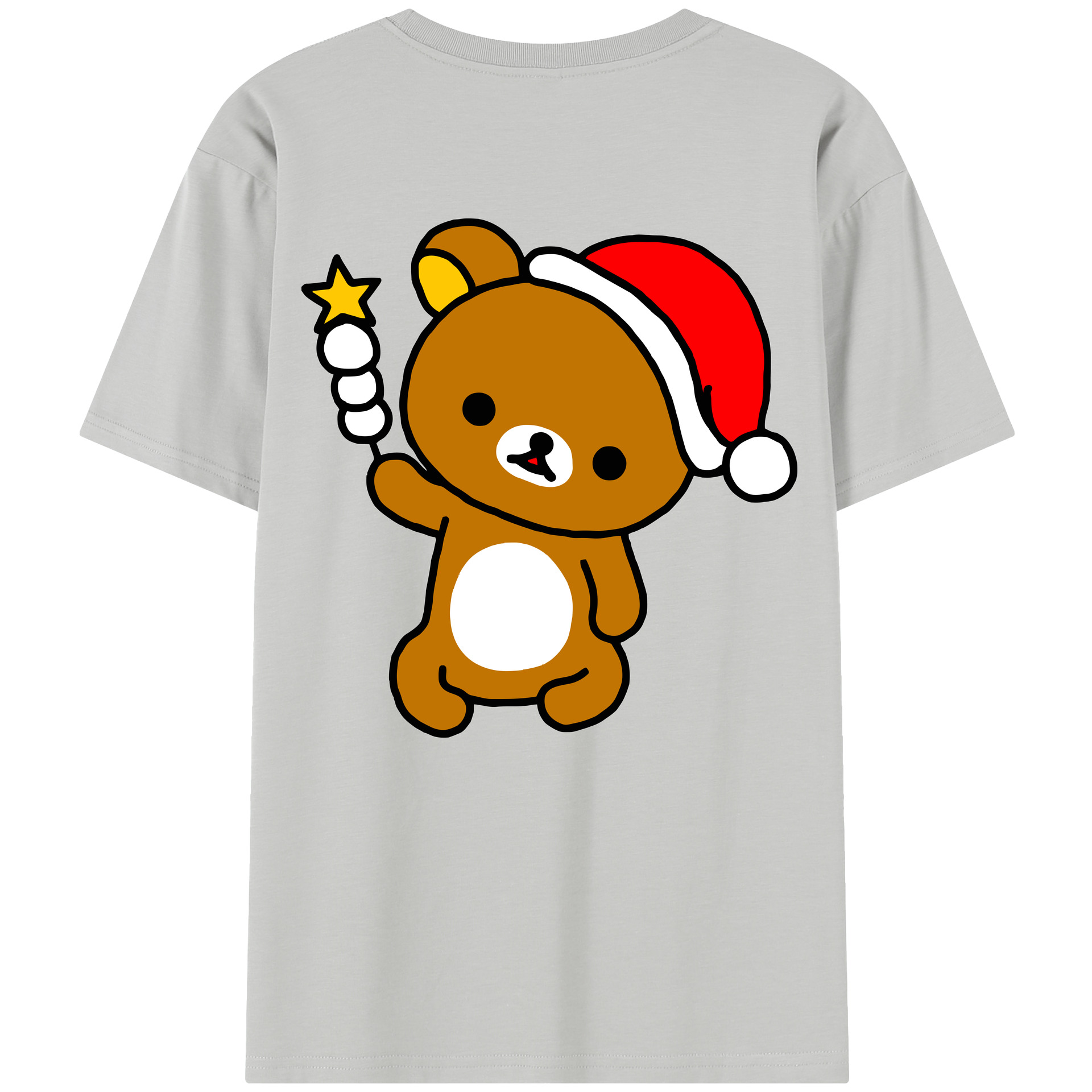 （画像用） リラックマ リラックマ キイロイトリ Rilakkuma Korilakkuma Kiiroitori レディース半袖Tシャツ(バックプリント)