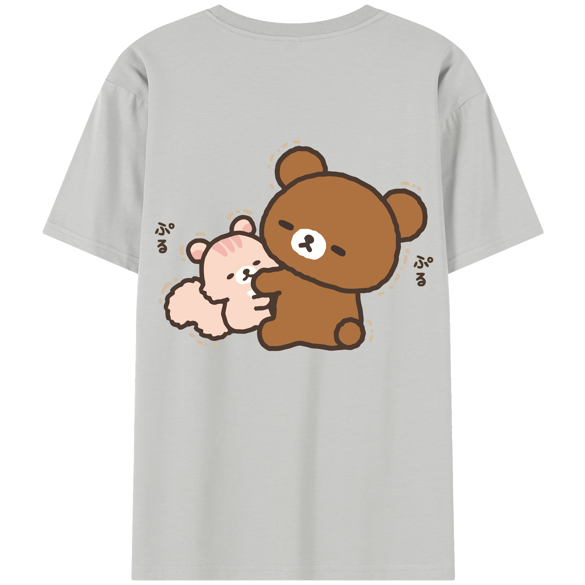 （画像用） リラックマ リラックマ キイロイトリ Rilakkuma Korilakkuma Kiiroitori レディース半袖Tシャツ(バックプリント)
