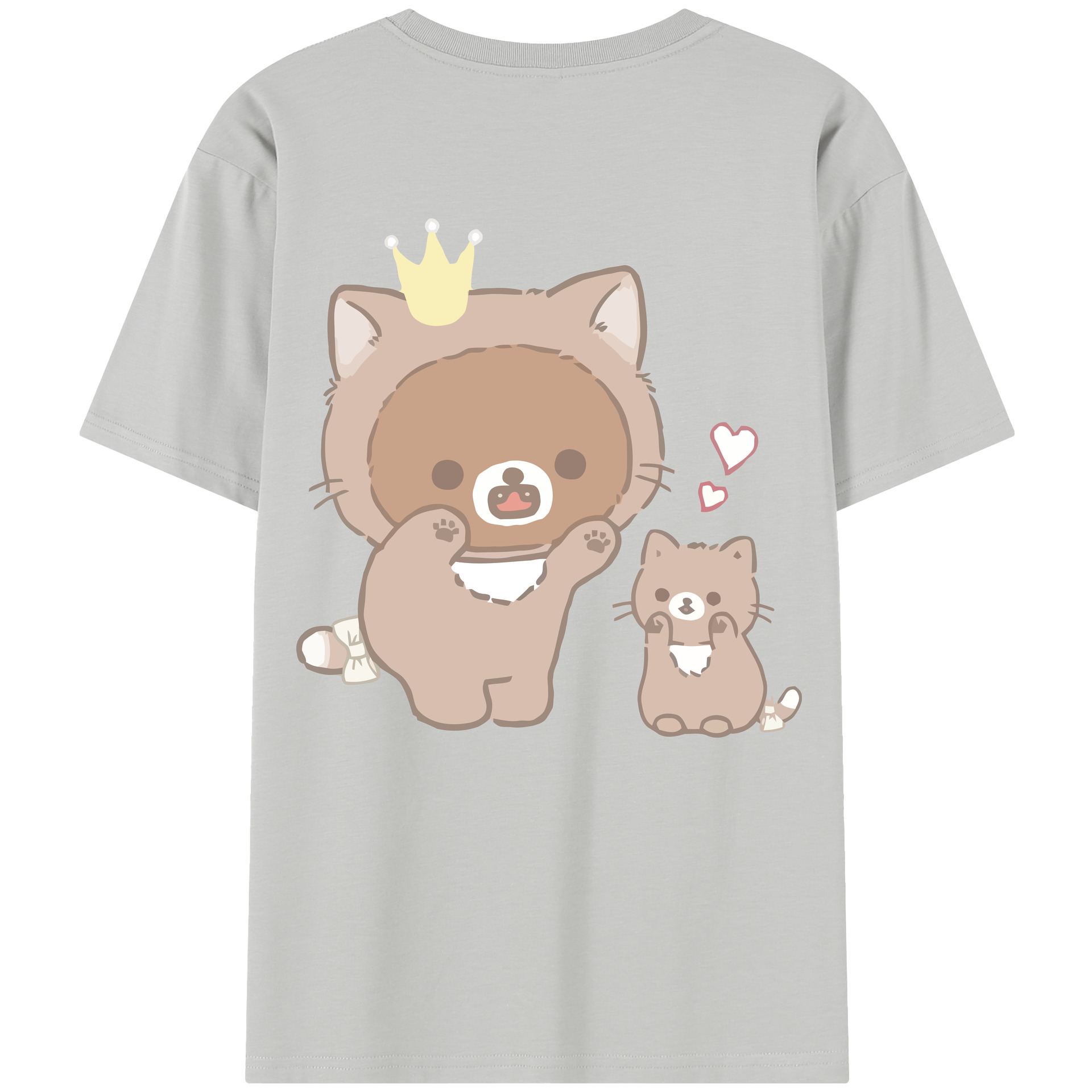 （画像用） リラックマ リラックマ キイロイトリ Rilakkuma Korilakkuma Kiiroitori レディース半袖Tシャツ(バックプリント)
