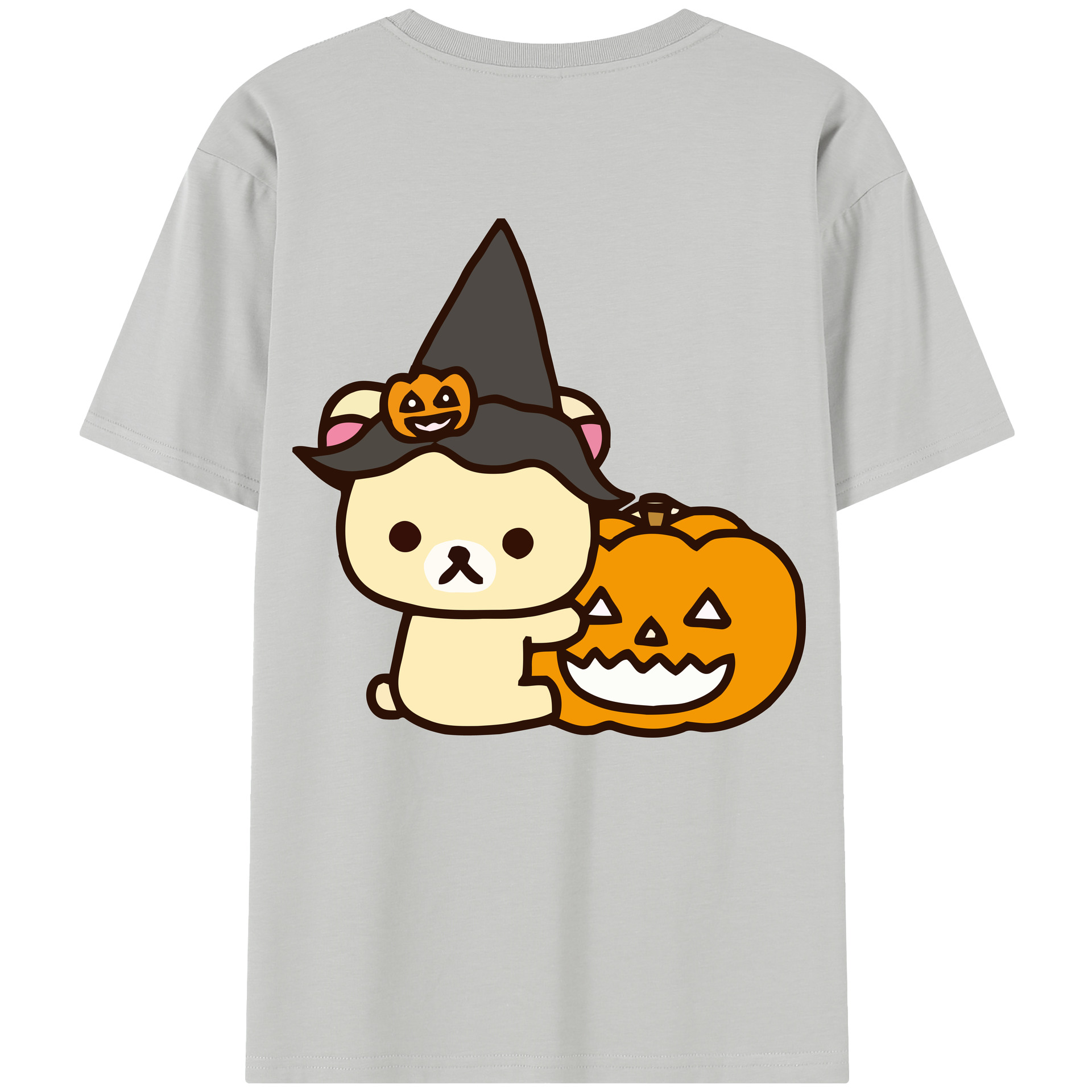 （画像用） リラックマ リラックマ キイロイトリ Rilakkuma Korilakkuma Kiiroitori レディース半袖Tシャツ(バックプリント)