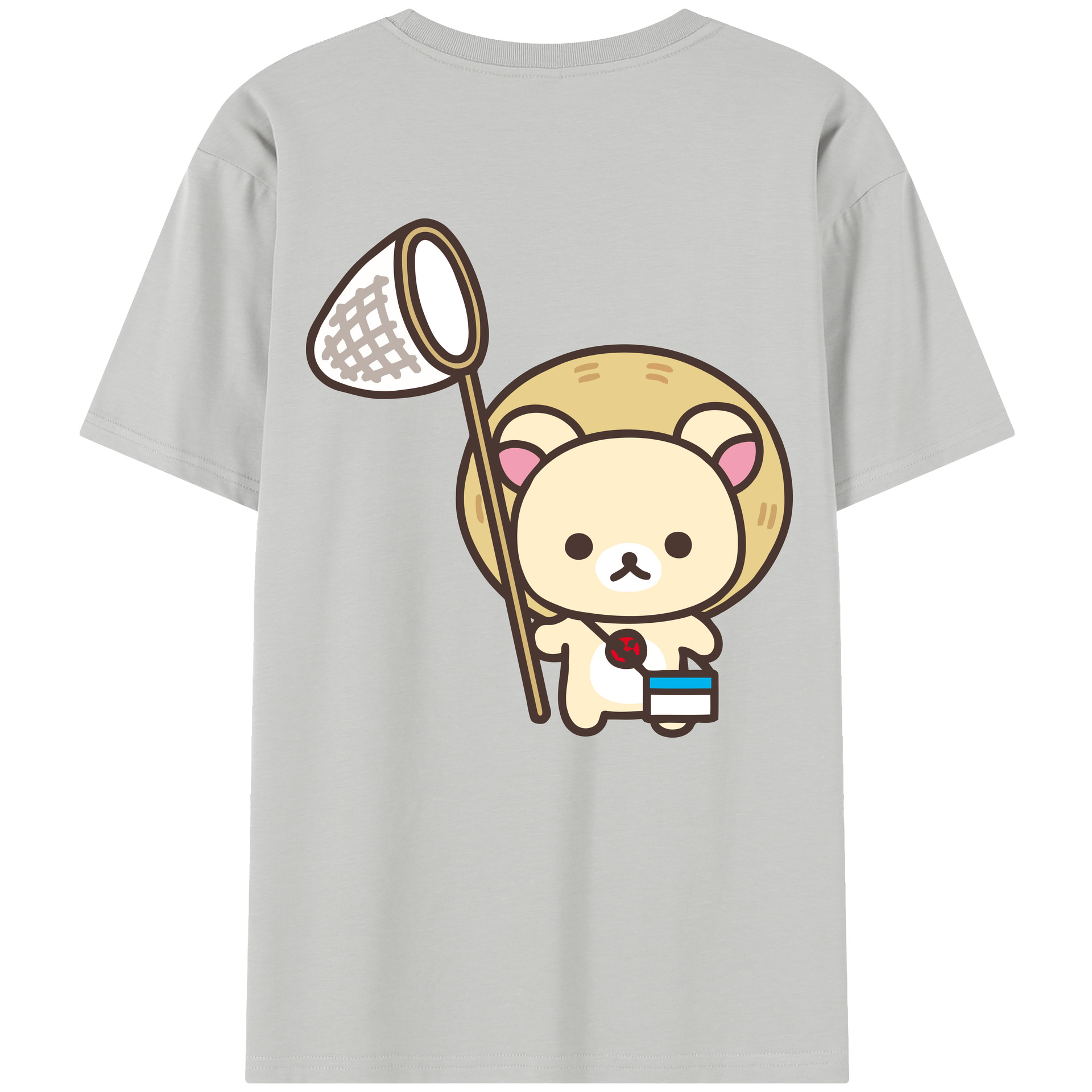 （画像用） リラックマ リラックマ キイロイトリ Rilakkuma Korilakkuma Kiiroitori レディース半袖Tシャツ(バックプリント)